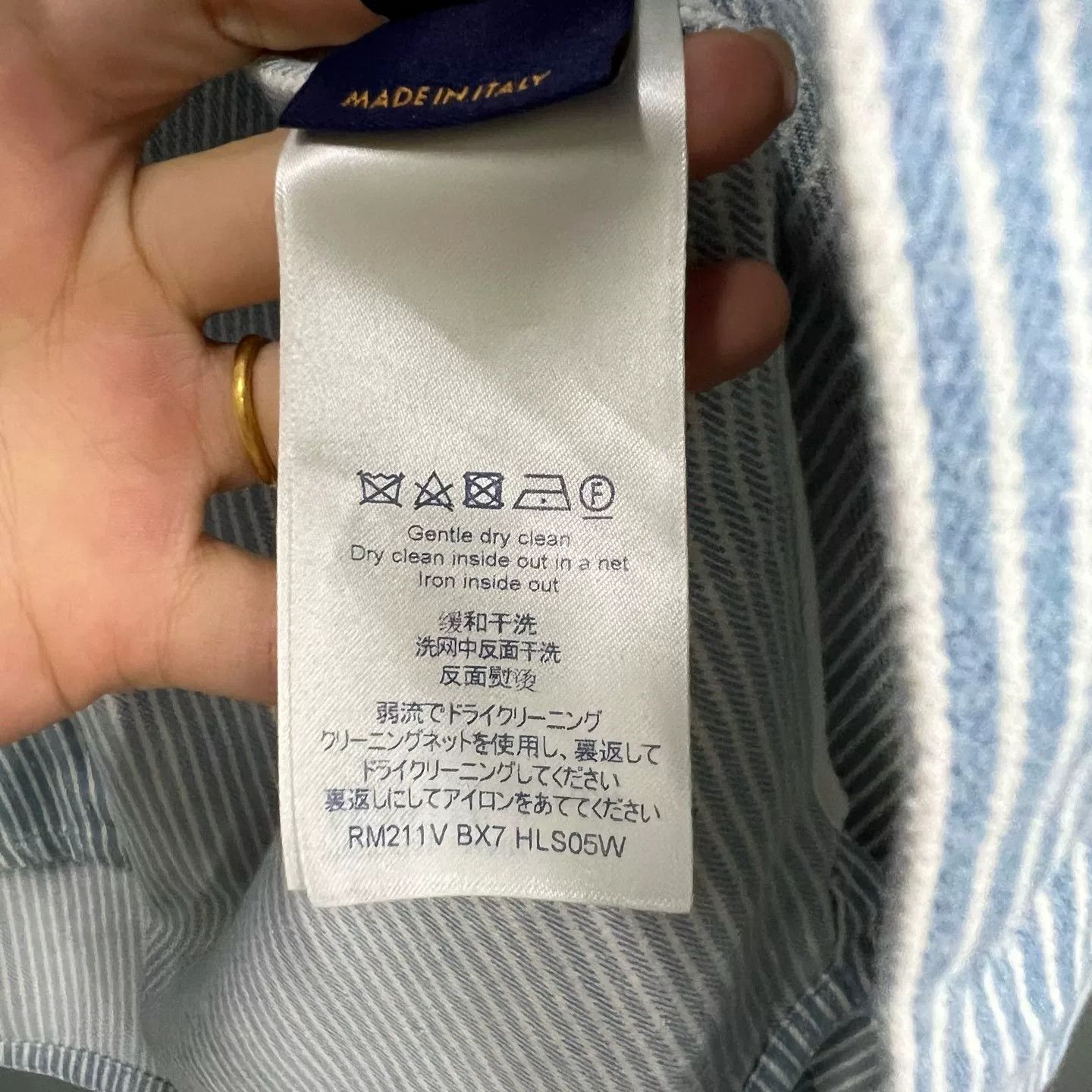 Louis Vuitton Louis Vuitton Watercolor Monogram Stripe Shirt M Size US M / EU 48-50 / 2 - 5 Thumbnail