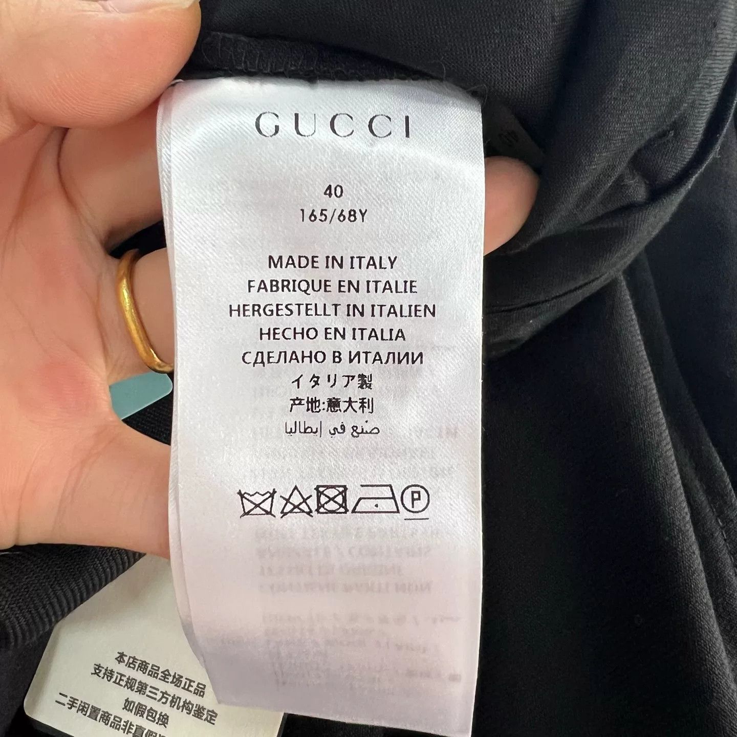 Gucci Gucci Black Flared Pants IT 40 Size 27" / US 4 / IT 40 - 5 Thumbnail