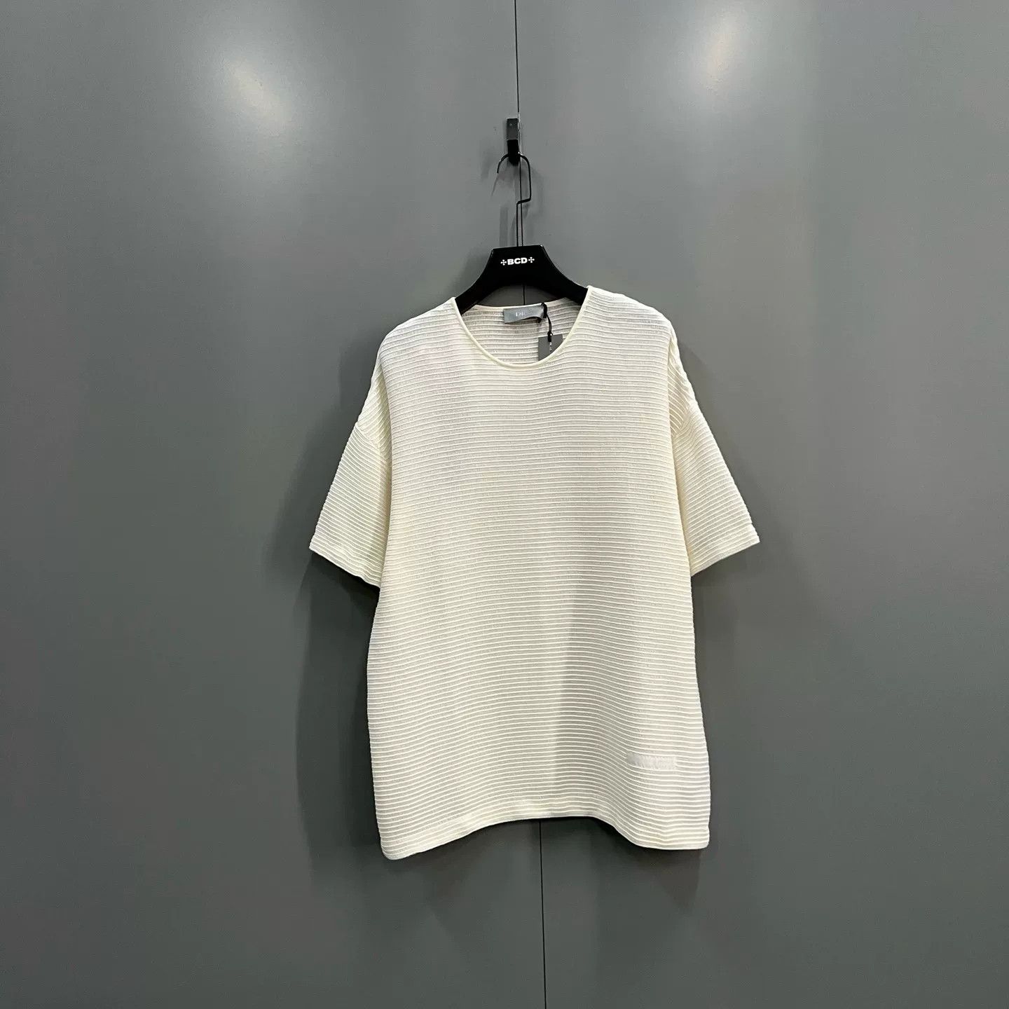 Dior Dior Striped Ribbed Knit T-Shirt XL Size US XL / EU 56 / 4 - 2 Thumbnail