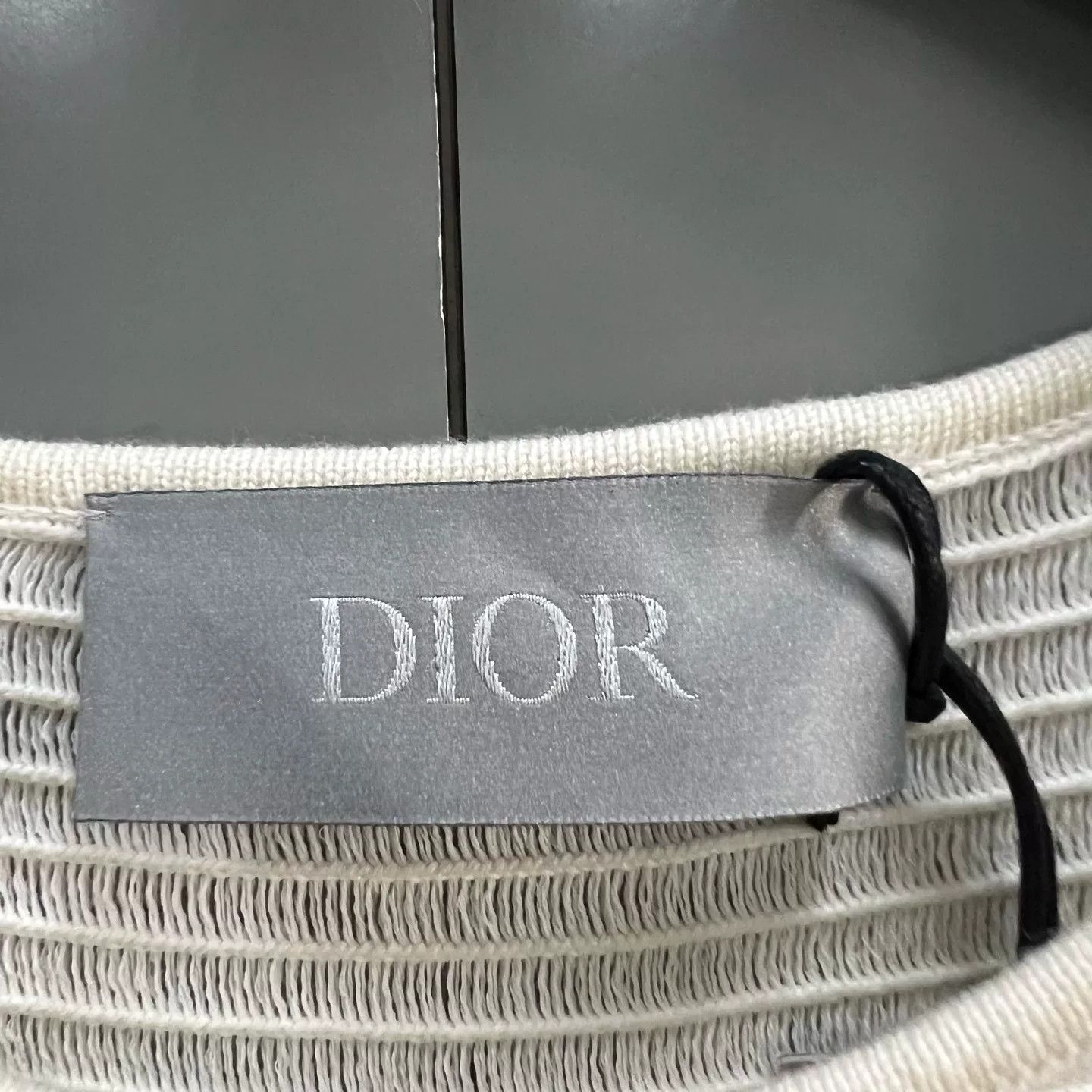 Dior Dior Striped Ribbed Knit T-Shirt XL Size US XL / EU 56 / 4 - 4 Thumbnail