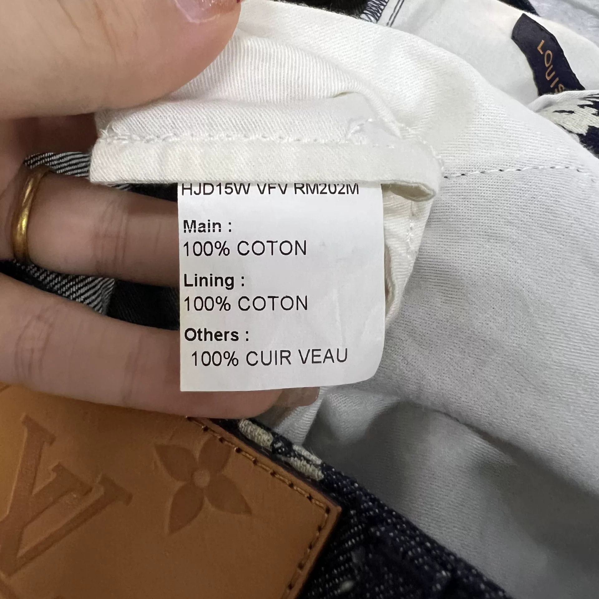 Louis Vuitton Louis Vuitton Wheat Print Denim Jeans 30 Size US 30 / EU 46 - 5 Thumbnail