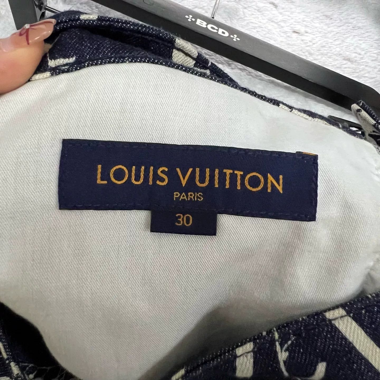 Louis Vuitton Louis Vuitton Wheat Print Denim Jeans 30 Size US 30 / EU 46 - 4 Thumbnail