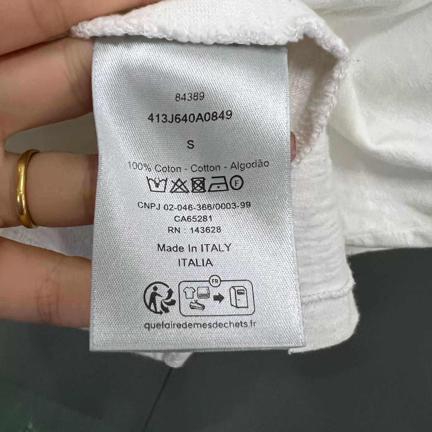 Dior Dior 47 Logo Graphic T-Shirt S Size US S / EU 44-46 / 1 - 5 Thumbnail