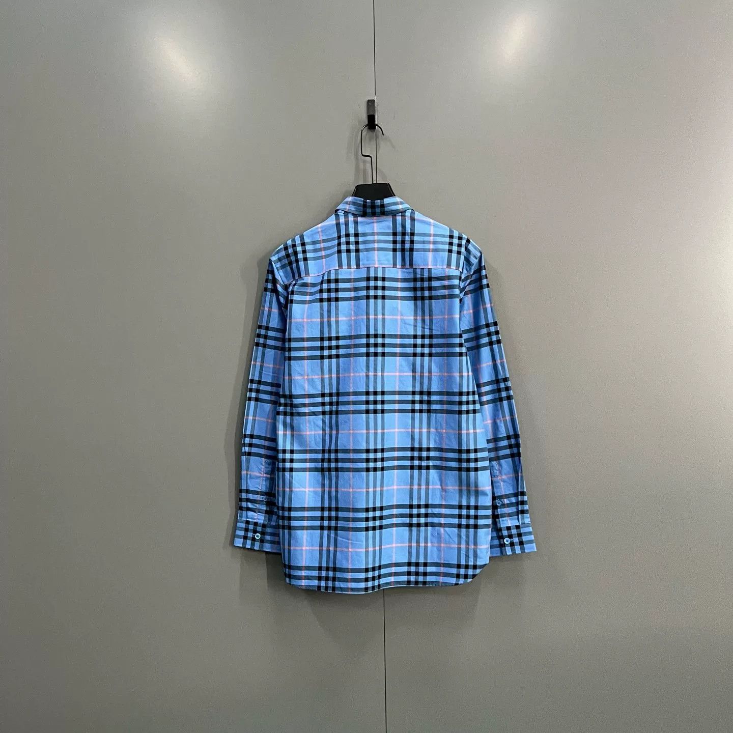 Burberry Burberry Blue Check Long Sleeve Shirt S Size US S / EU 44-46 / 1 - 3 Thumbnail