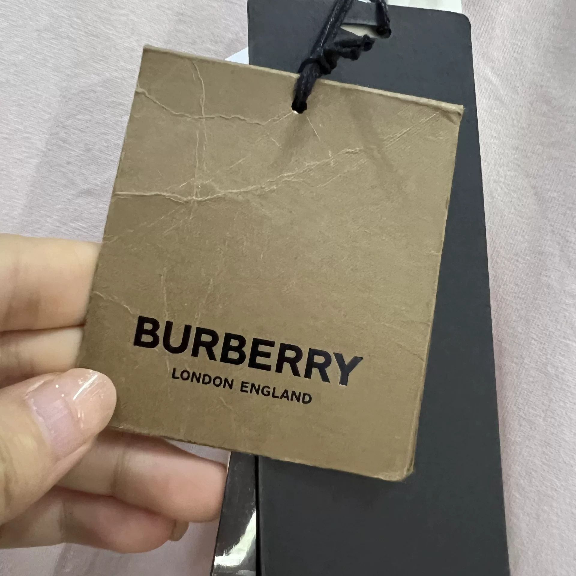 Burberry Burberry Pink TB Embroidered T-Shirt Size S Size US S / EU 44-46 / 1 - 5 Thumbnail