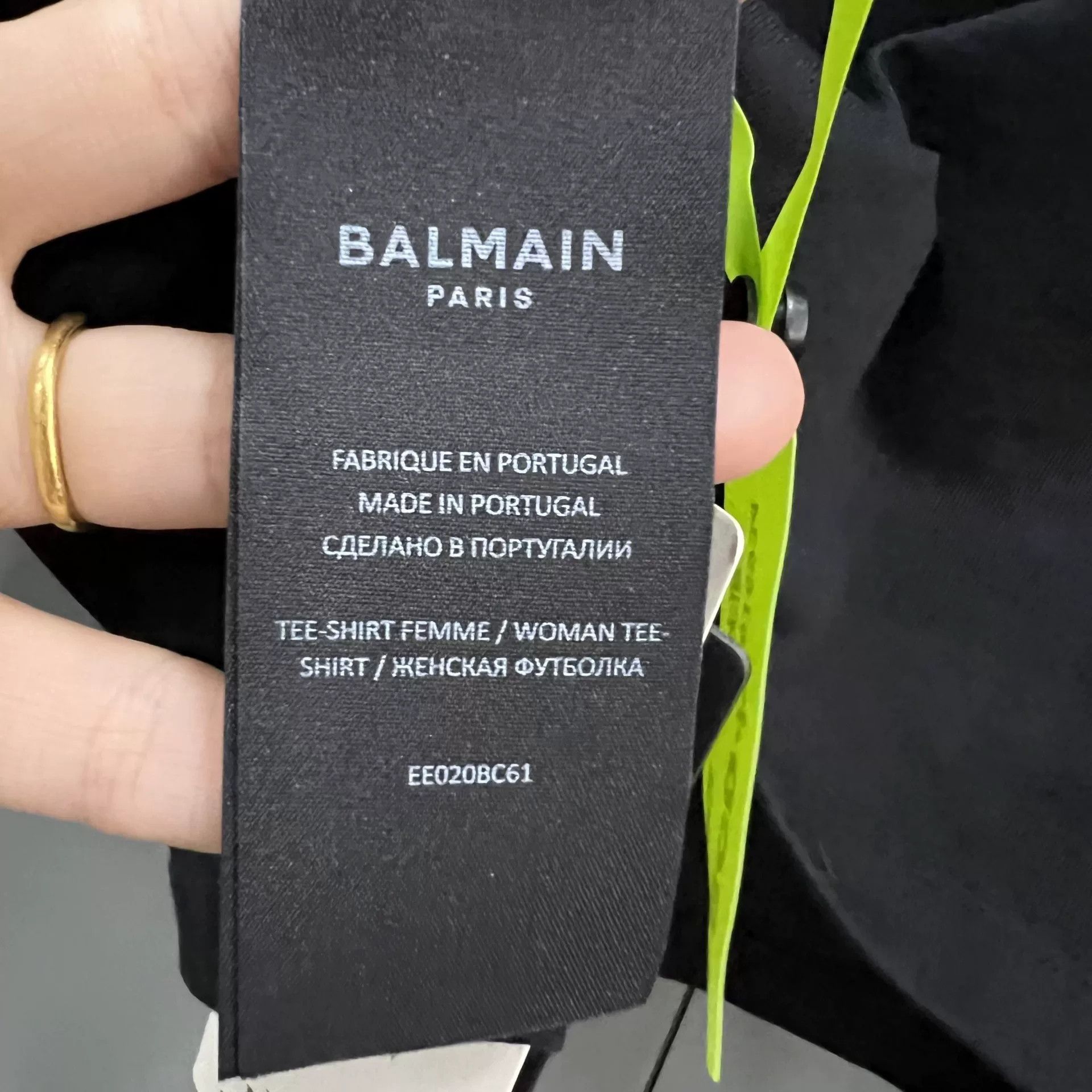 Balmain Balmain Logo Print T-Shirt S Size S / US 4 / IT 40 - 5 Thumbnail