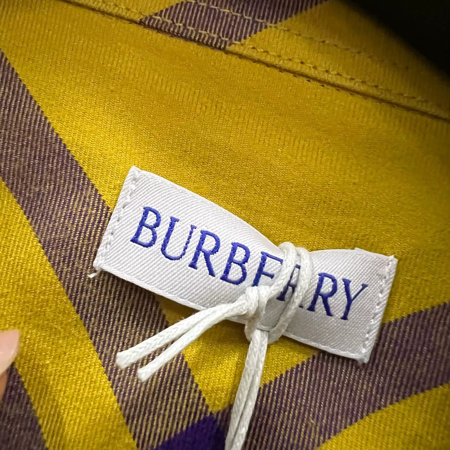Burberry Burberry Yellow Check Flannel Shirt Size L Size US L / EU 52-54 / 3 - 4 Thumbnail