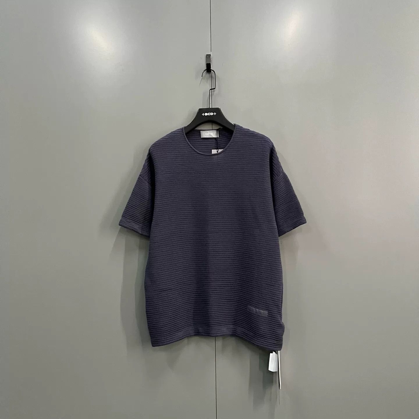 Dior Dior Textured Striped T-Shirt Size M Size US M / EU 48-50 / 2 - 2 Thumbnail