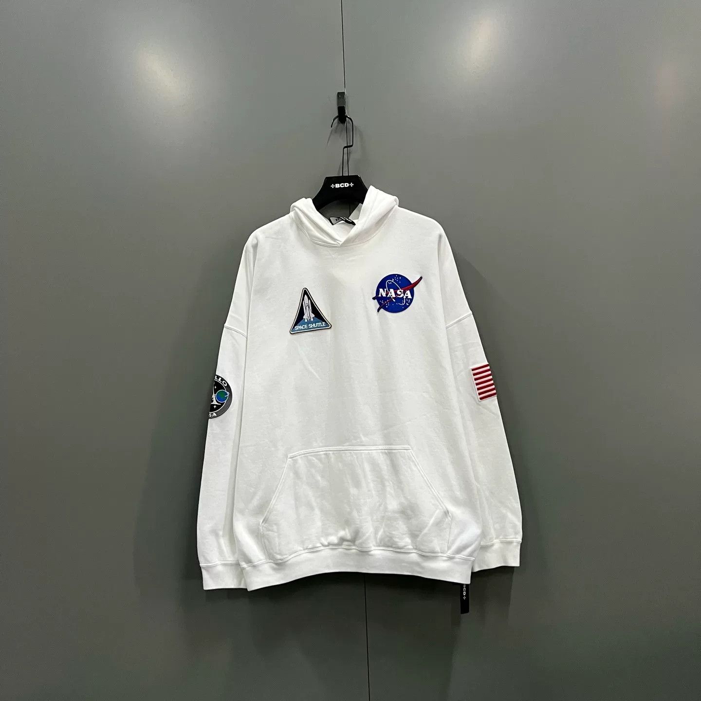 Balenciaga Balenciaga x NASA Embroidered Hoodie XS Size US XS / EU 42 / 0 - 2 Thumbnail