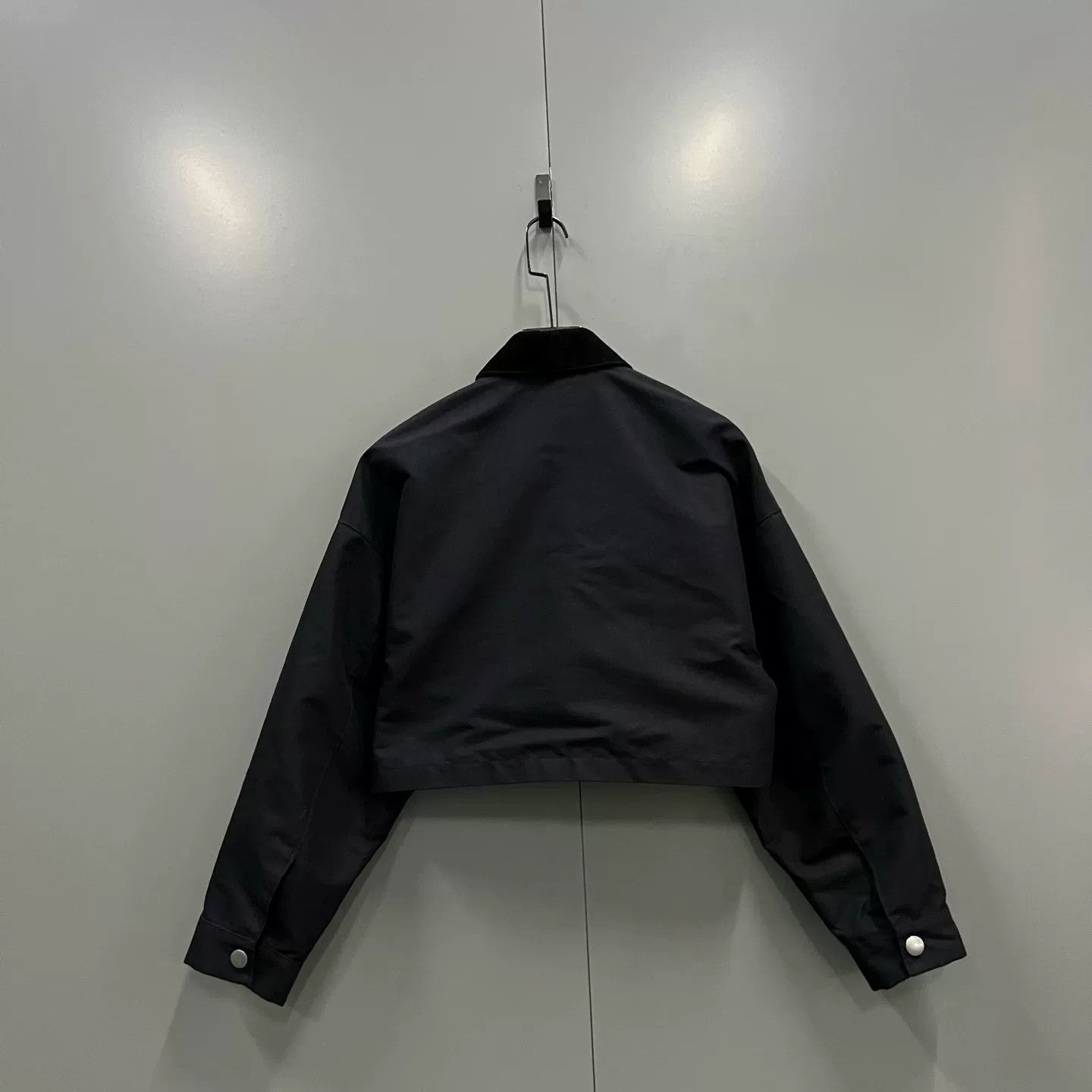 Prada Prada Triangle Logo Cropped Jacket Size 38 Size XS / US 0-2 / IT 36-38 - 3 Thumbnail