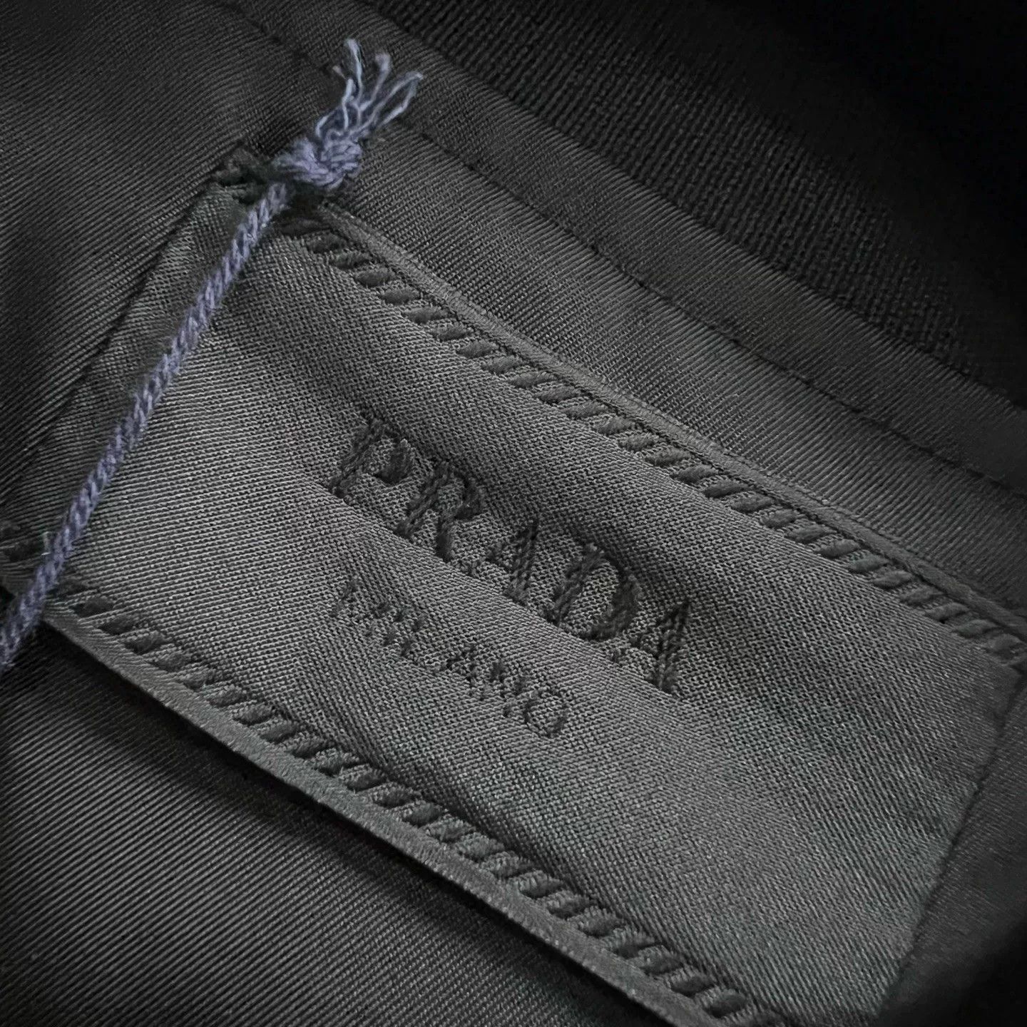 Prada Prada Triangle Logo Half-Zip Polo US L Size US L / EU 52-54 / 3 - 5 Thumbnail