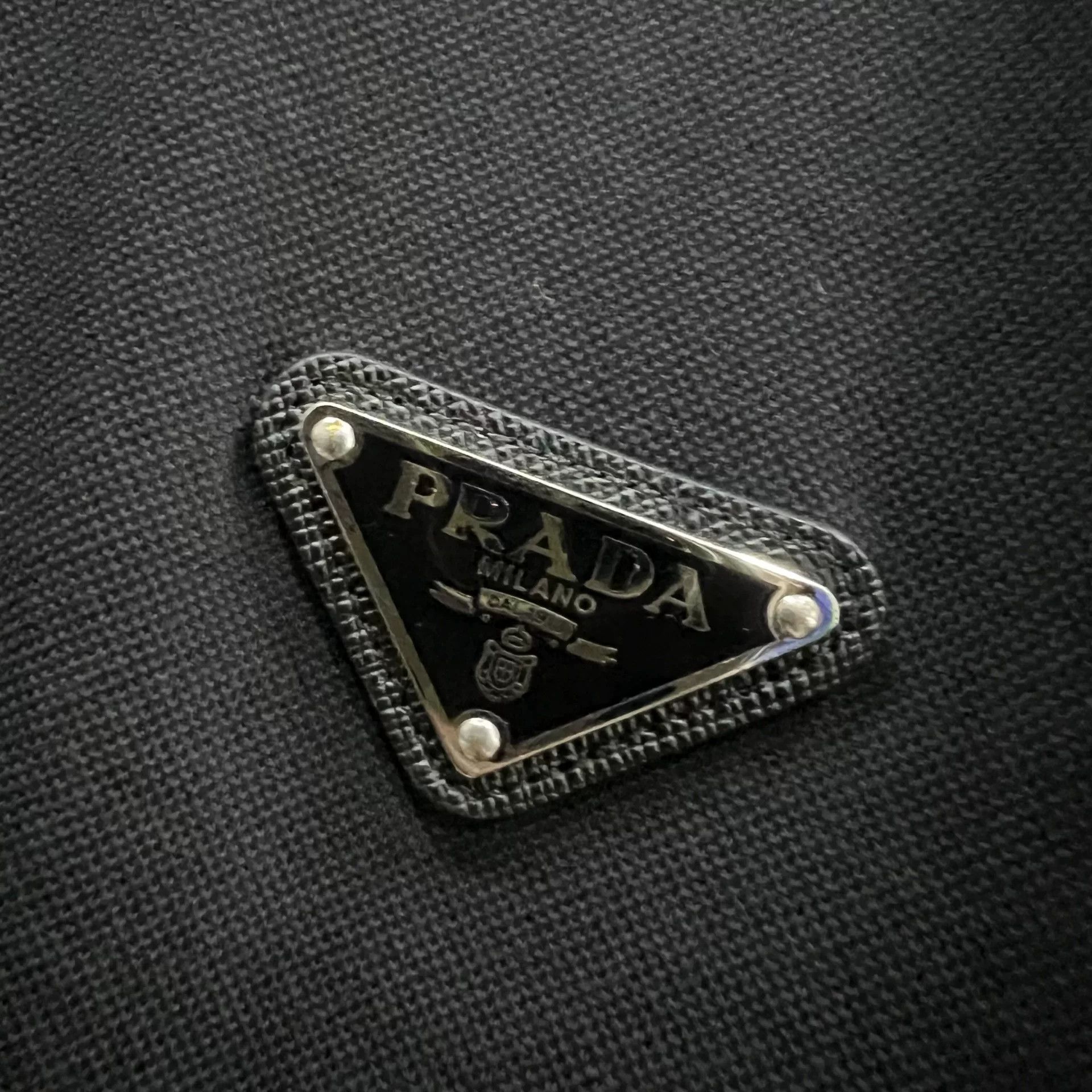 Prada Prada Triangle Logo Half-Zip Polo US L Size US L / EU 52-54 / 3 - 4 Thumbnail