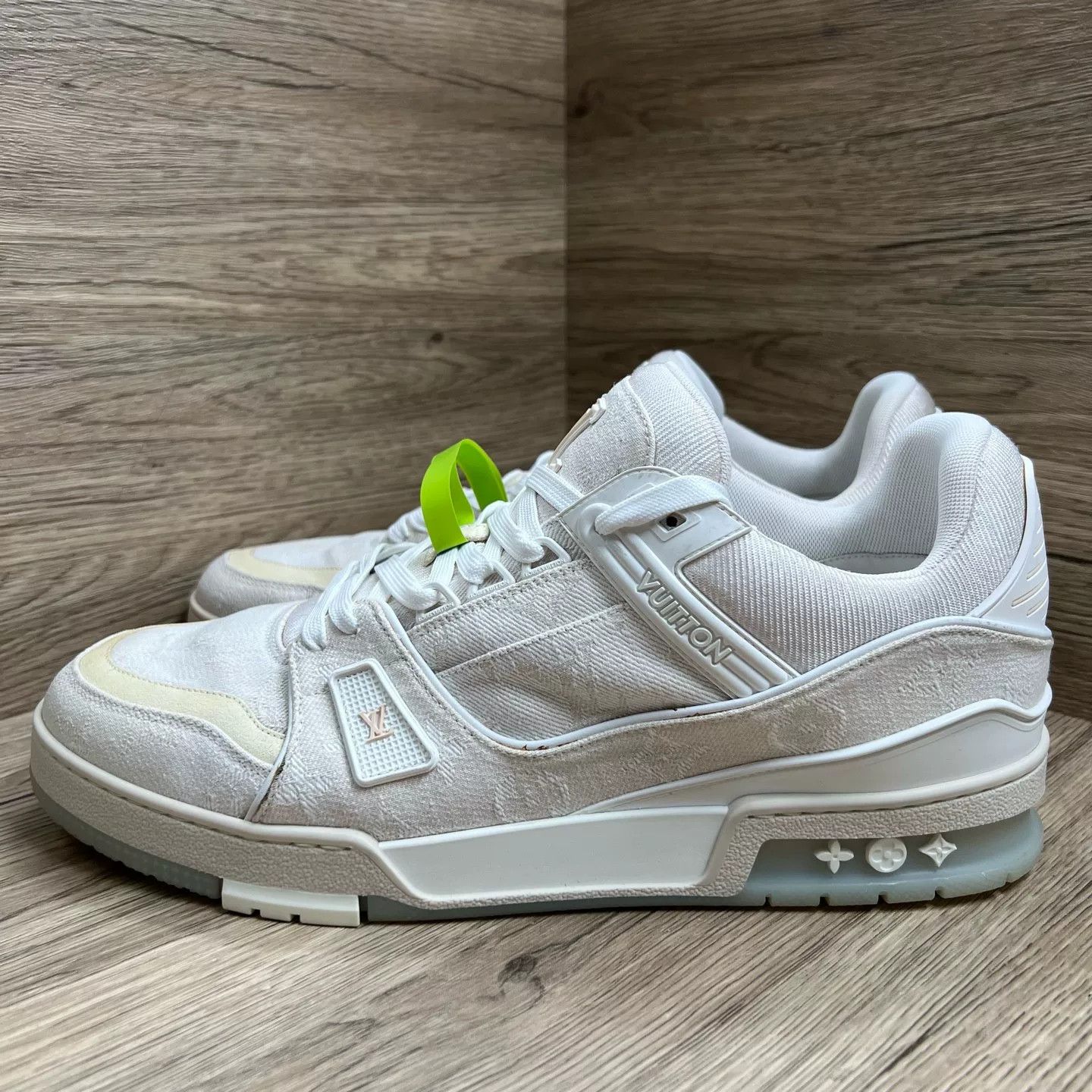 Louis Vuitton Louis Vuitton Monogram Denim Trainer Sneakers 10.5 Size US 11.5 / EU 44-45 - 2 Thumbnail
