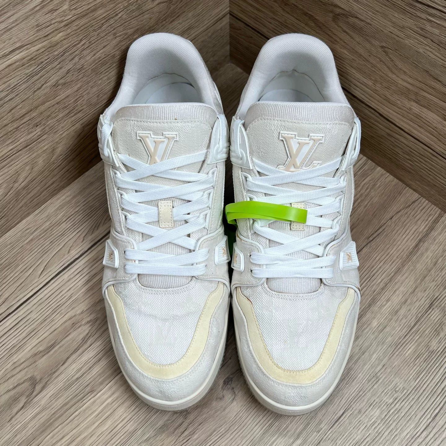 Louis Vuitton Louis Vuitton Monogram Denim Trainer Sneakers 10.5 Size US 11.5 / EU 44-45 - 4 Thumbnail