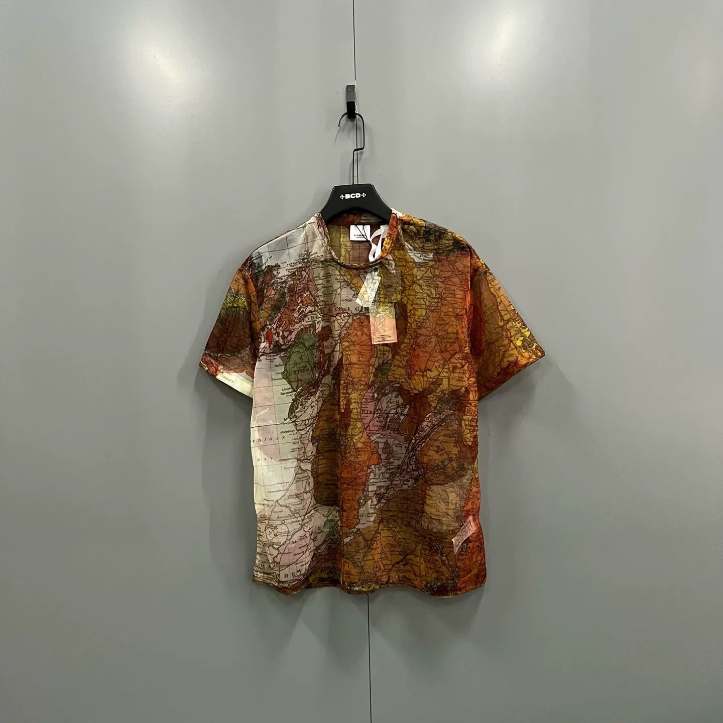 Burberry Burberry Map Print T-Shirt US XS Size US XS / EU 42 / 0 - 2 Thumbnail