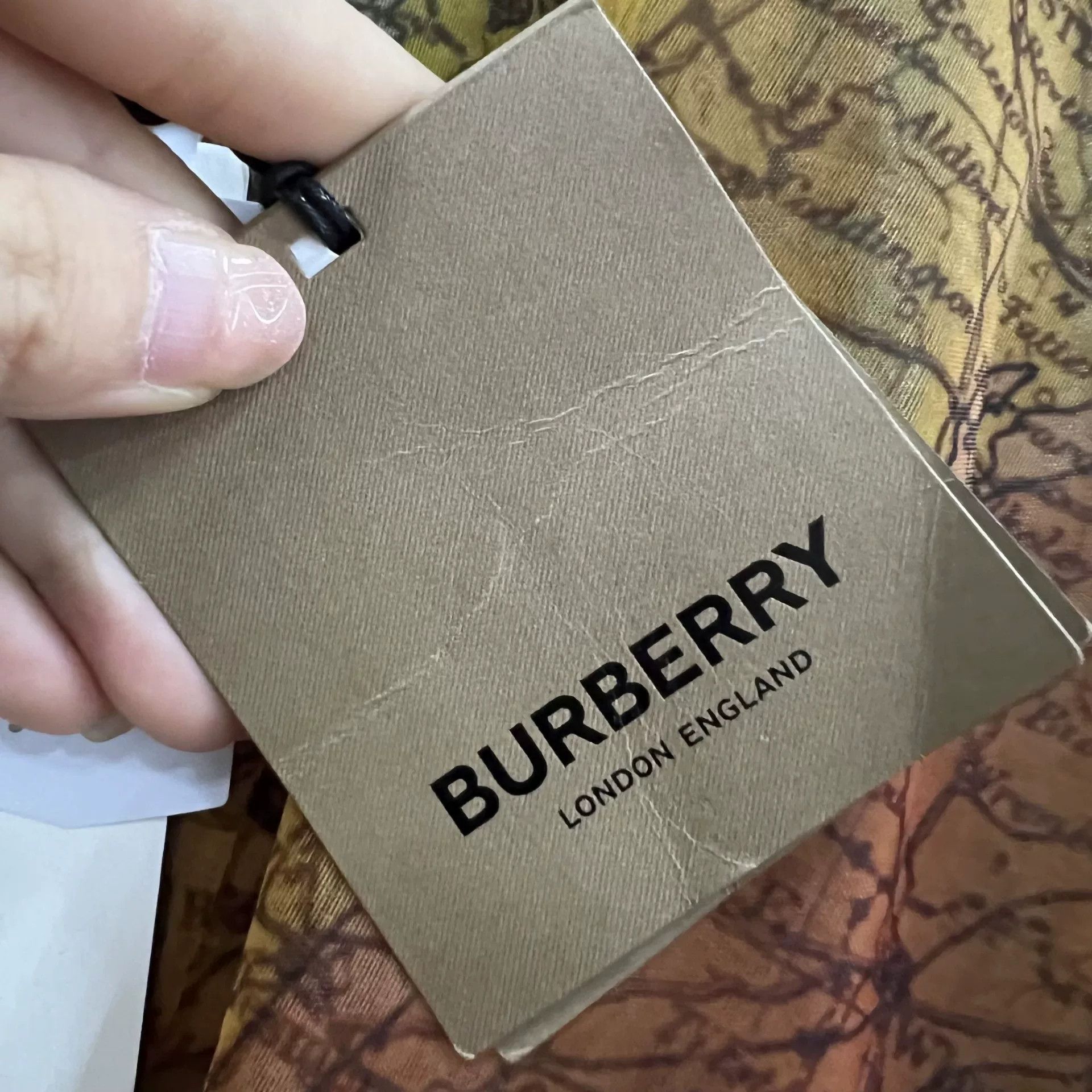 Burberry Burberry Map Print T-Shirt US XS Size US XS / EU 42 / 0 - 5 Thumbnail