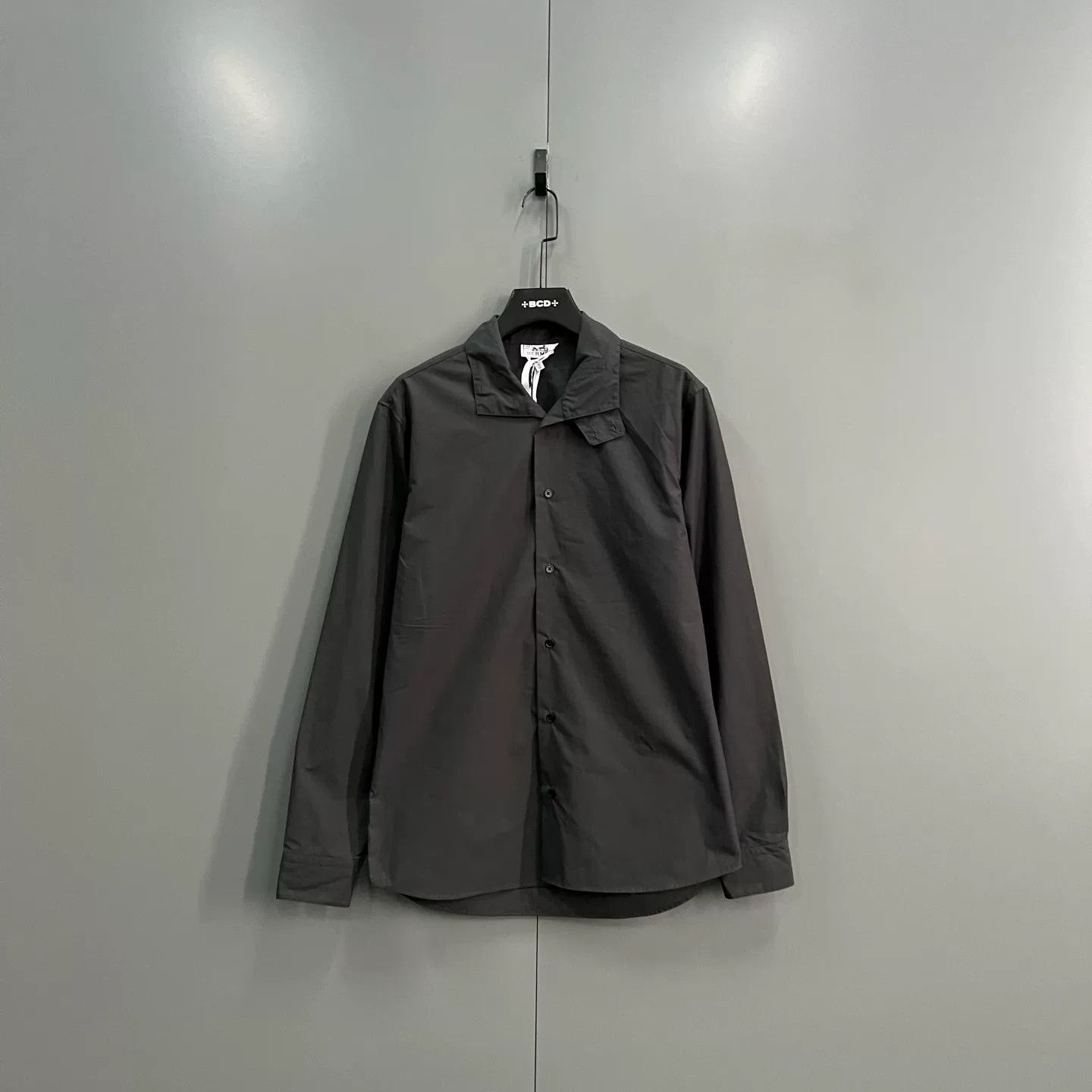 Hermes Hermes Charcoal Cotton Long Sleeve Shirt 38 Size US S / EU 44-46 / 1 - 2 Thumbnail