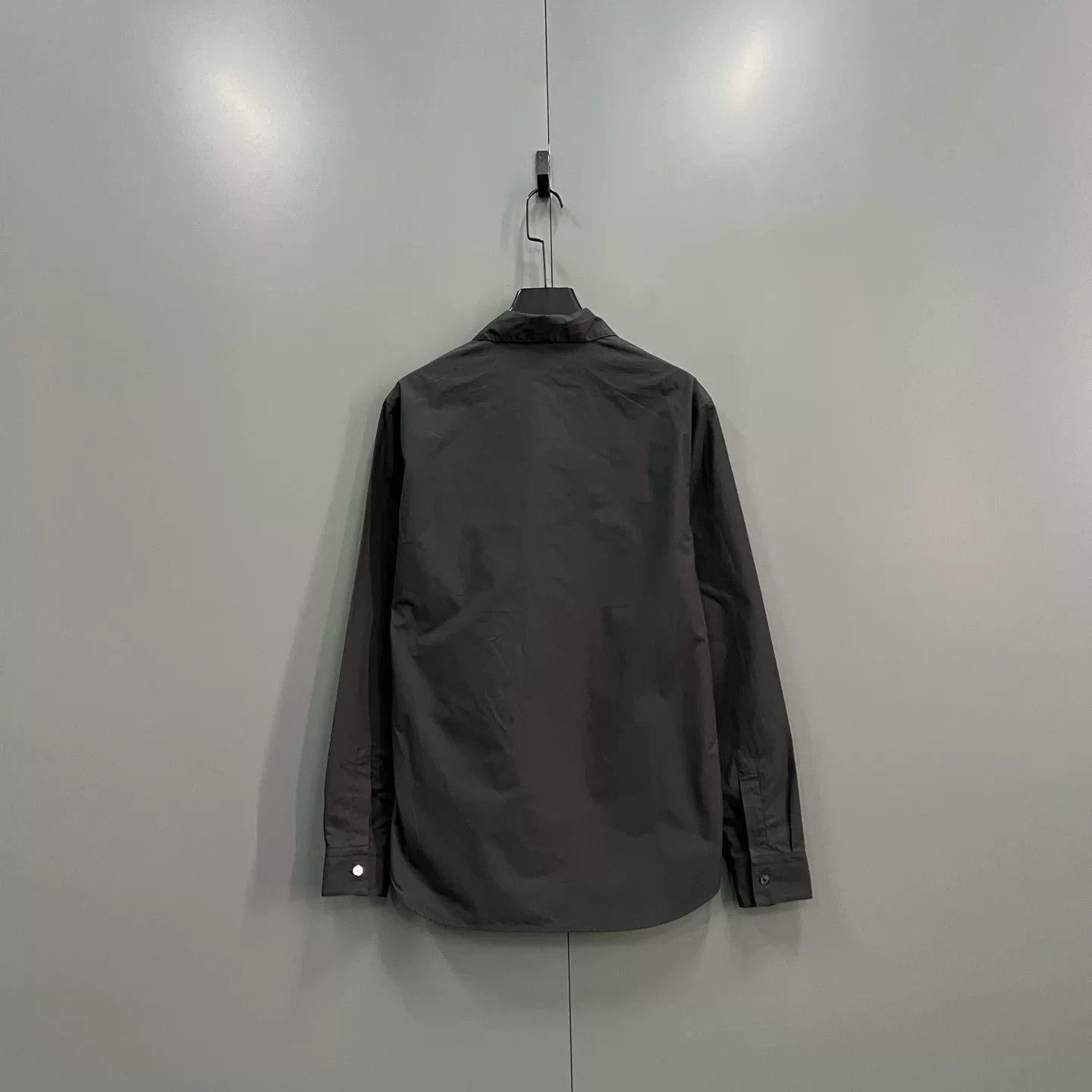 Hermes Hermes Charcoal Cotton Long Sleeve Shirt 38 Size US S / EU 44-46 / 1 - 3 Thumbnail