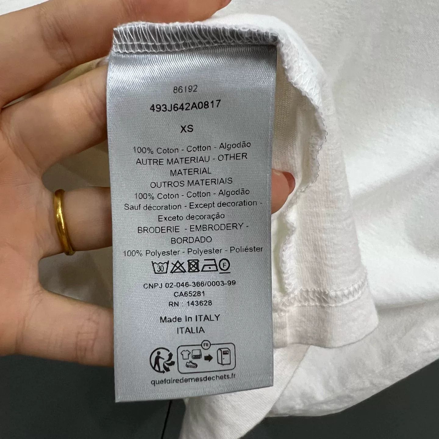 Dior Dior Christian Dior Couture Logo T-Shirt XS Size US XS / EU 42 / 0 - 5 Thumbnail