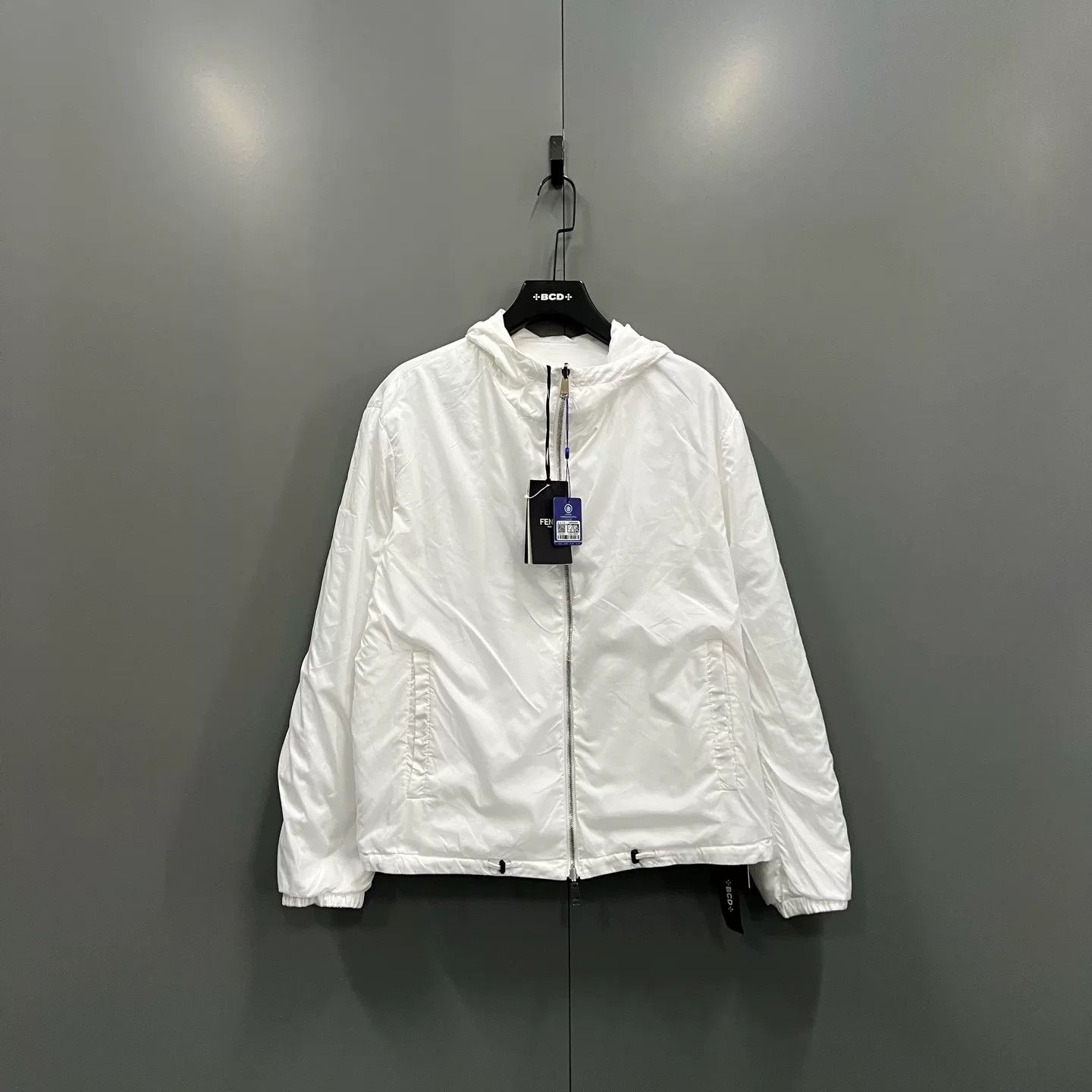 Fendi Fendi Logo Embroidery Hooded Jacket Size 50 Size US M / EU 48-50 / 2 - 2 Thumbnail