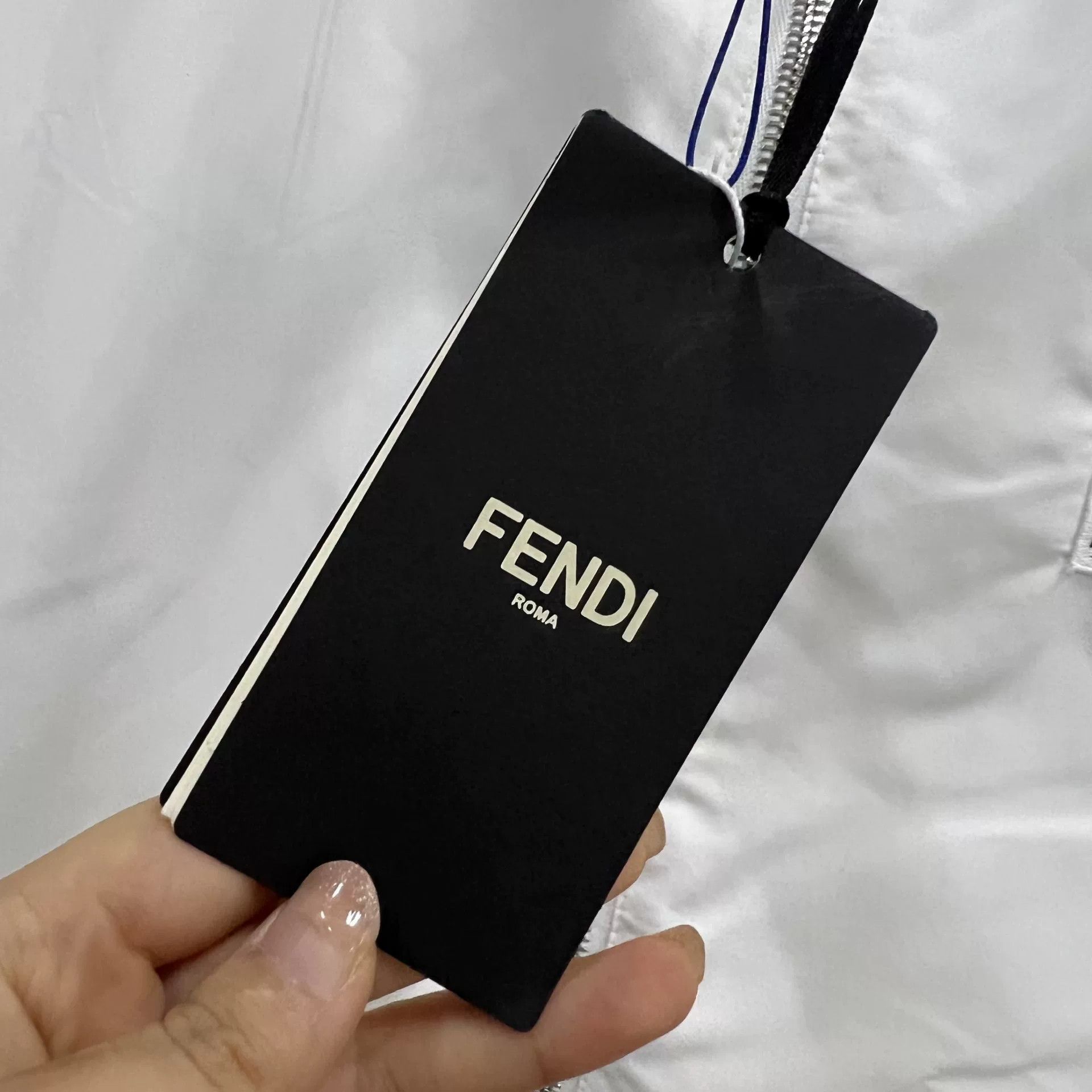 Fendi Fendi Logo Embroidery Hooded Jacket Size 50 Size US M / EU 48-50 / 2 - 5 Thumbnail