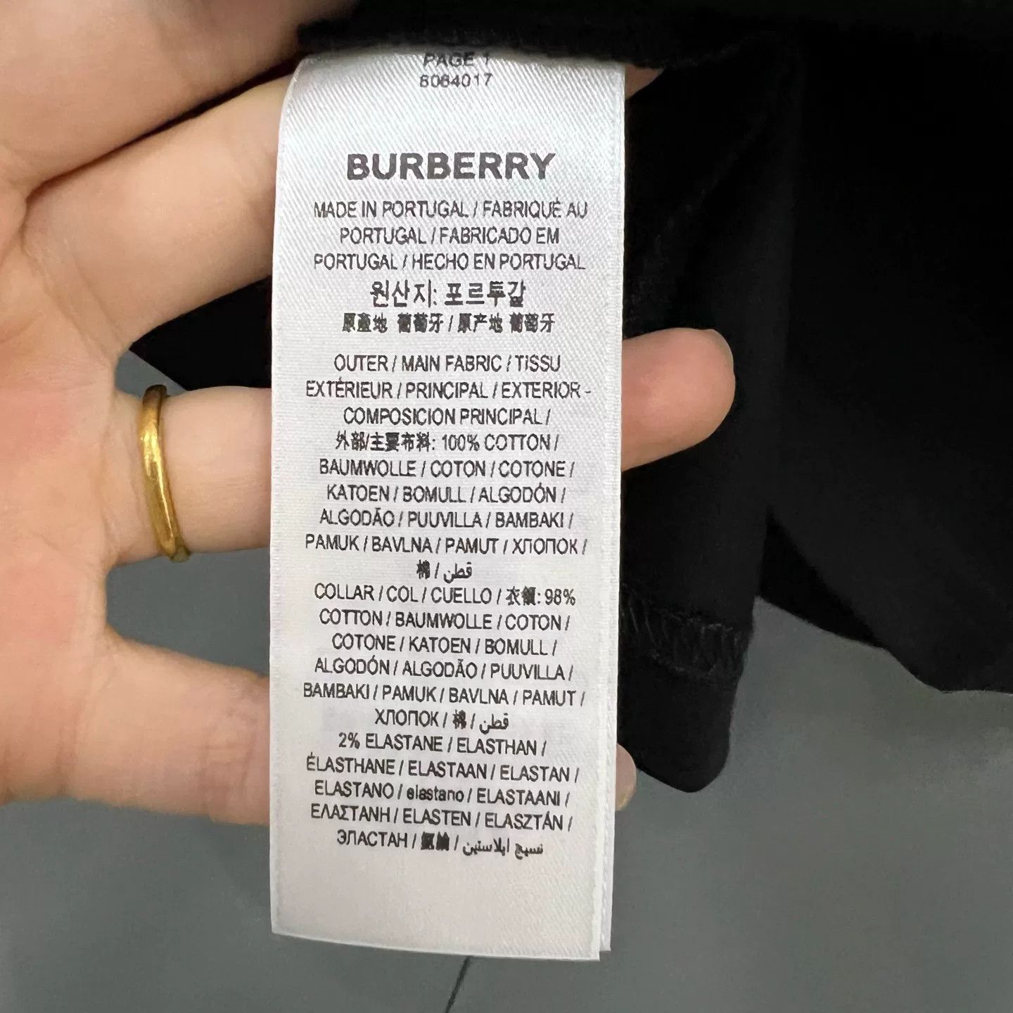 Burberry Burberry Rabbit Ear Logo T-Shirt US XXS Size US XXS / EU 40 - 6 Thumbnail