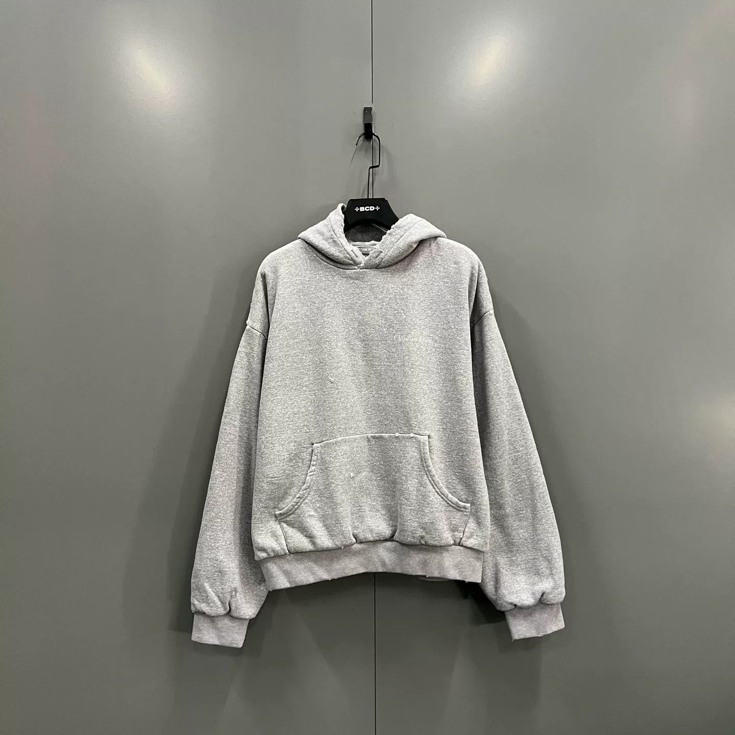 Dior Dior Couture Logo Burnout Hoodie Size M Size US M / EU 48-50 / 2 - 2 Thumbnail