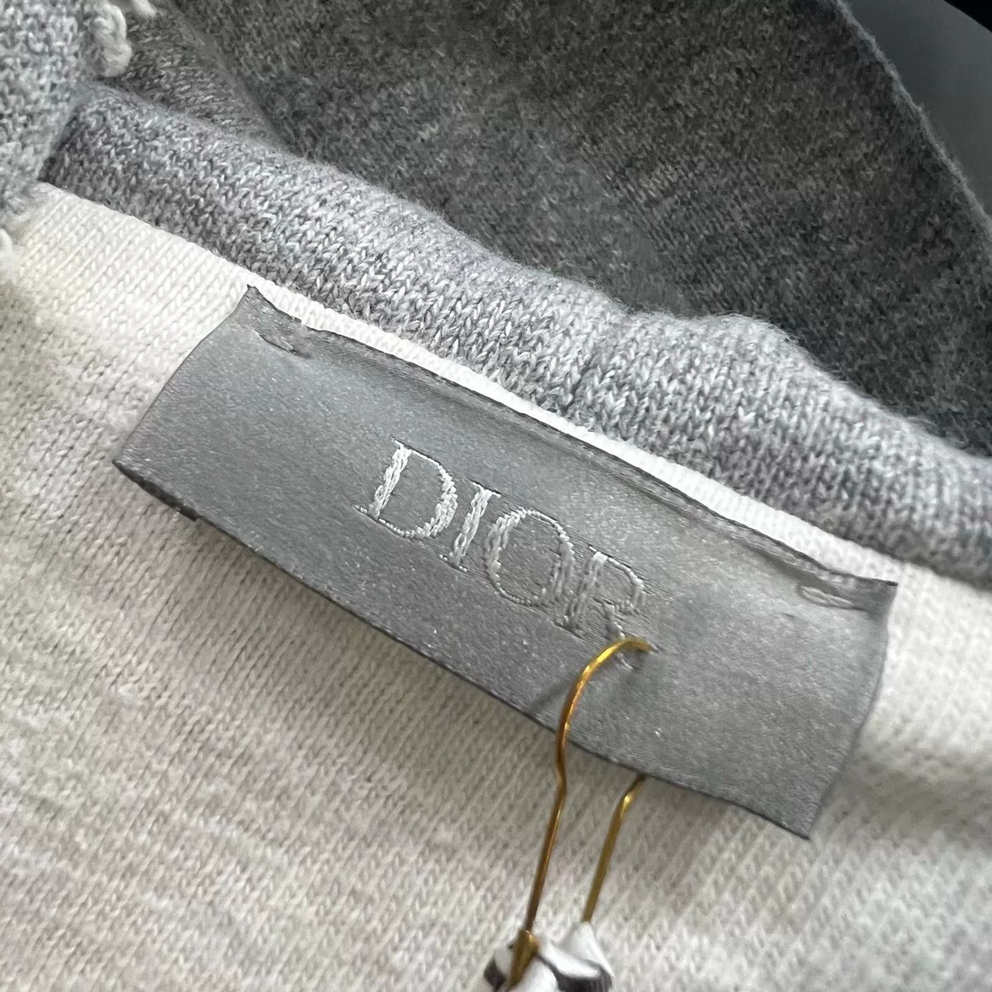 Dior Dior Couture Logo Burnout Hoodie Size M Size US M / EU 48-50 / 2 - 4 Thumbnail