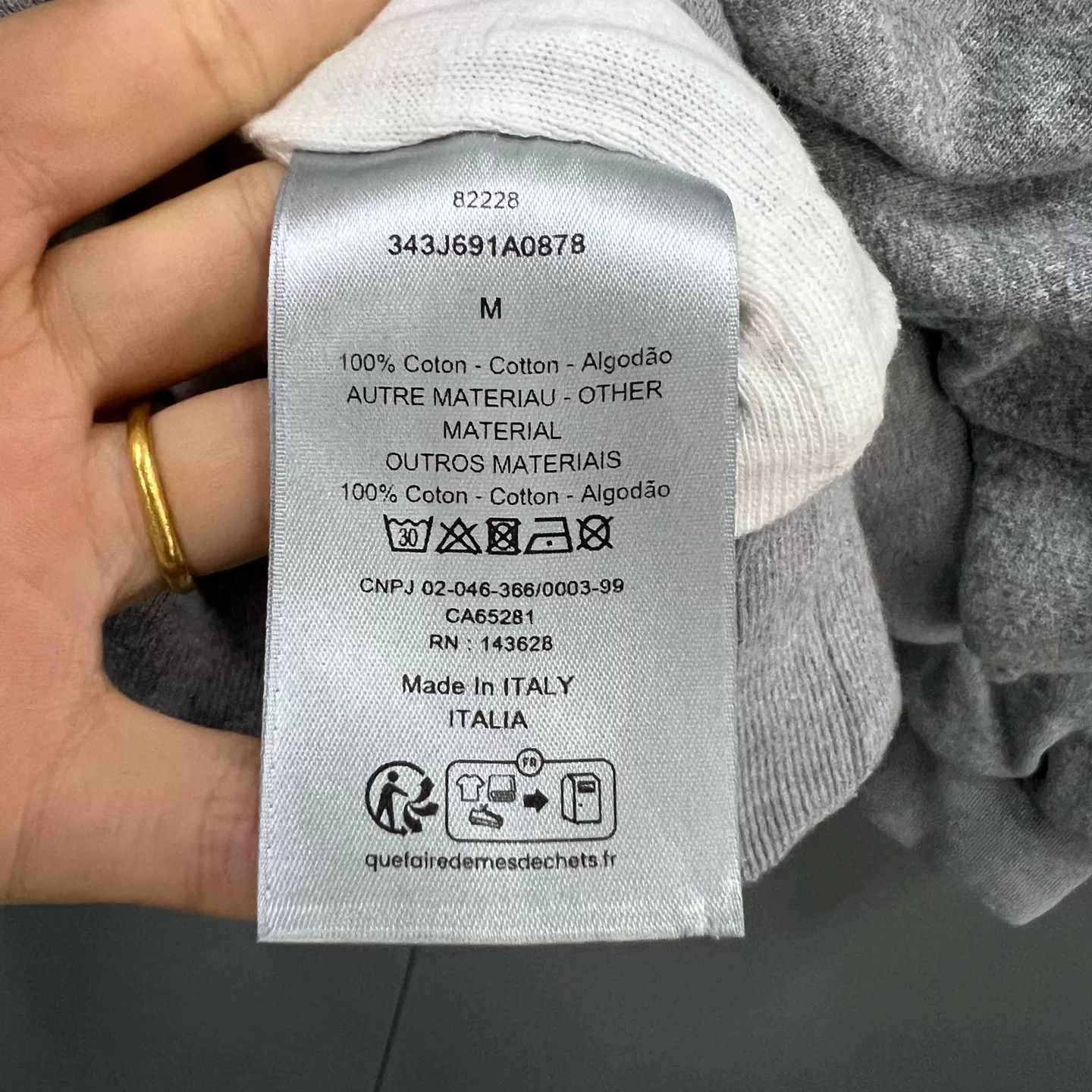 Dior Dior Couture Logo Burnout Hoodie Size M Size US M / EU 48-50 / 2 - 6 Thumbnail