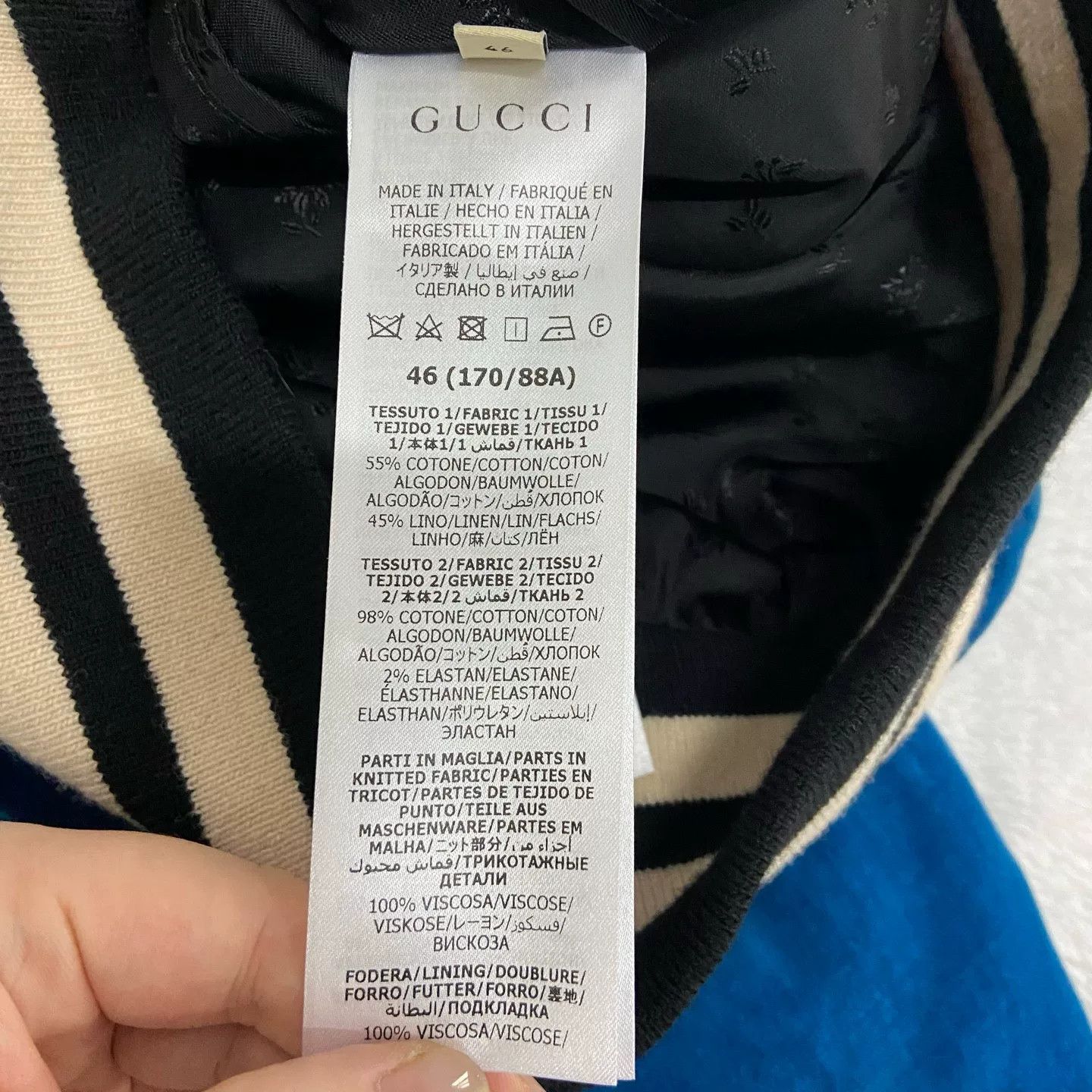 Gucci Gucci Dragon Embroidered Velvet Bomber Jacket 46 Size US S / EU 44-46 / 1 - 7 Thumbnail