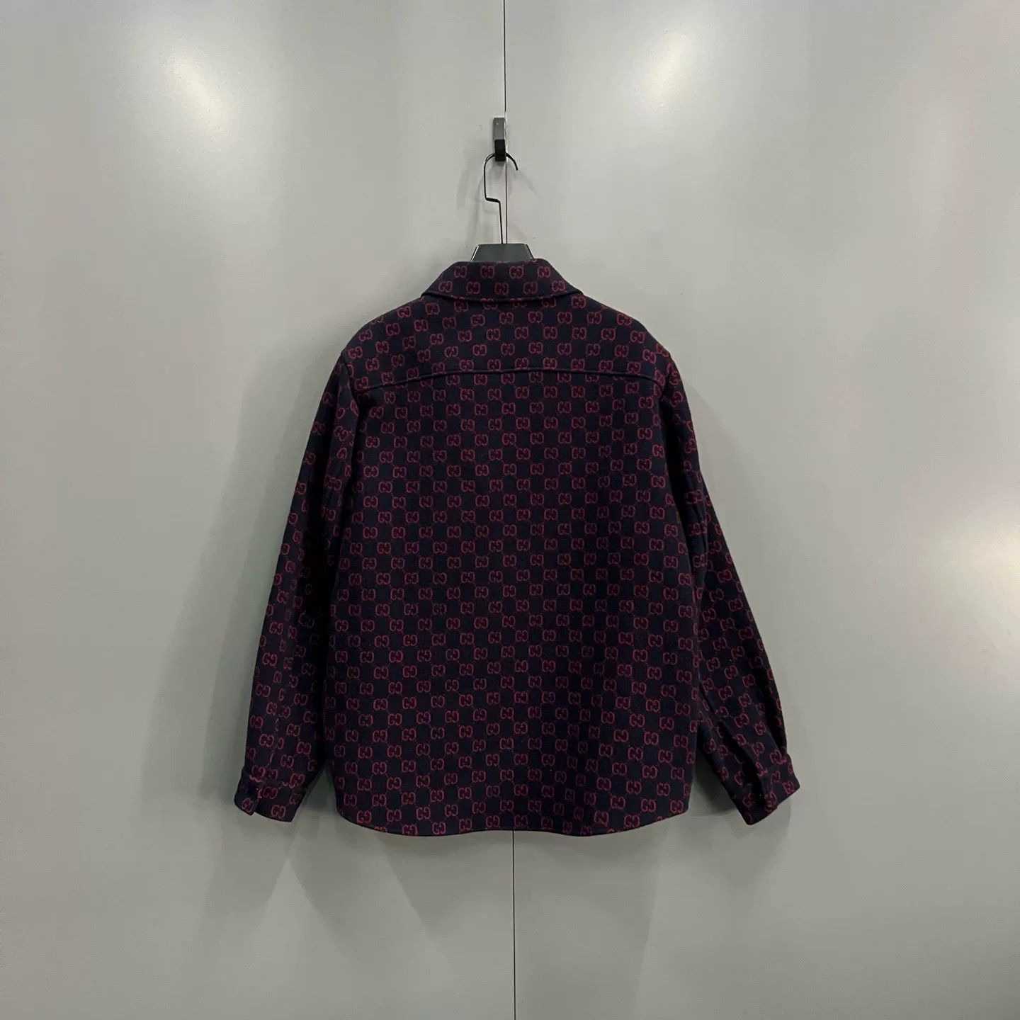 Gucci Gucci GG Monogram Wool Zip Jacket 48 Size US M / EU 48-50 / 2 - 3 Thumbnail