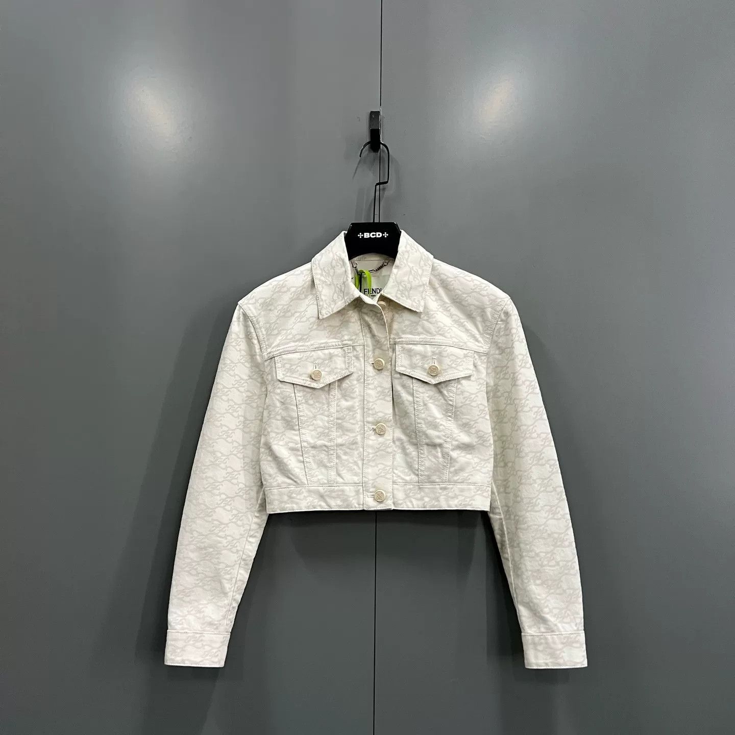 Fendi Fendi FF Monogram Denim Jacket Size IT 36 Size XS / US 0-2 / IT 36-38 - 2 Thumbnail