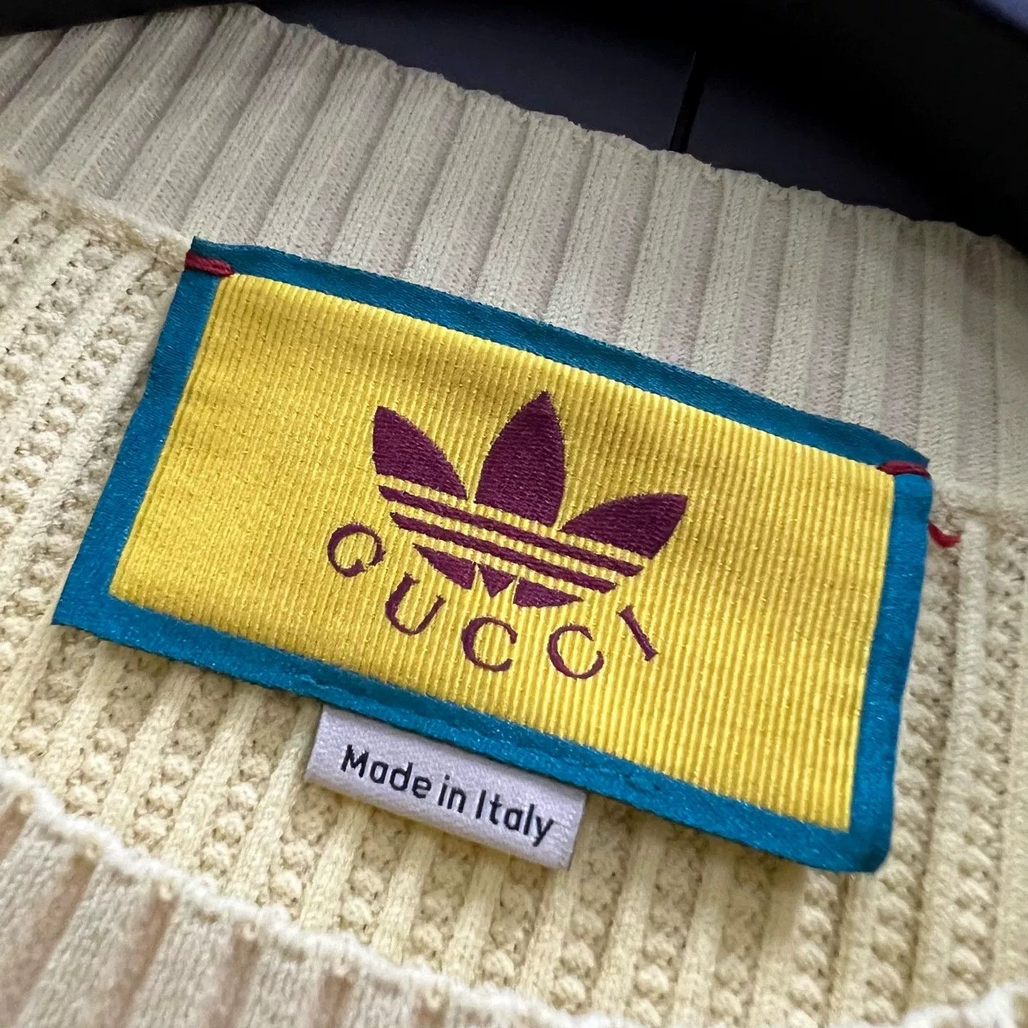 Adidas × Gucci Adidas x Gucci Jacquard Knit Sweater S Size S / US 4 / IT 40 - 4 Thumbnail