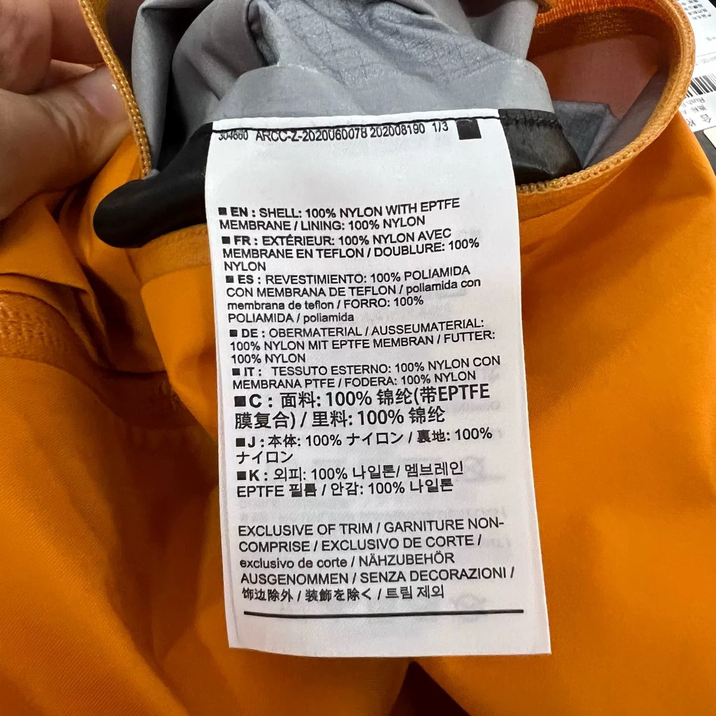 Arc'teryx Arc'teryx Orange Gore-Tex Pro Ski Pants Size L Size US 34 / EU 50 - 6 Thumbnail