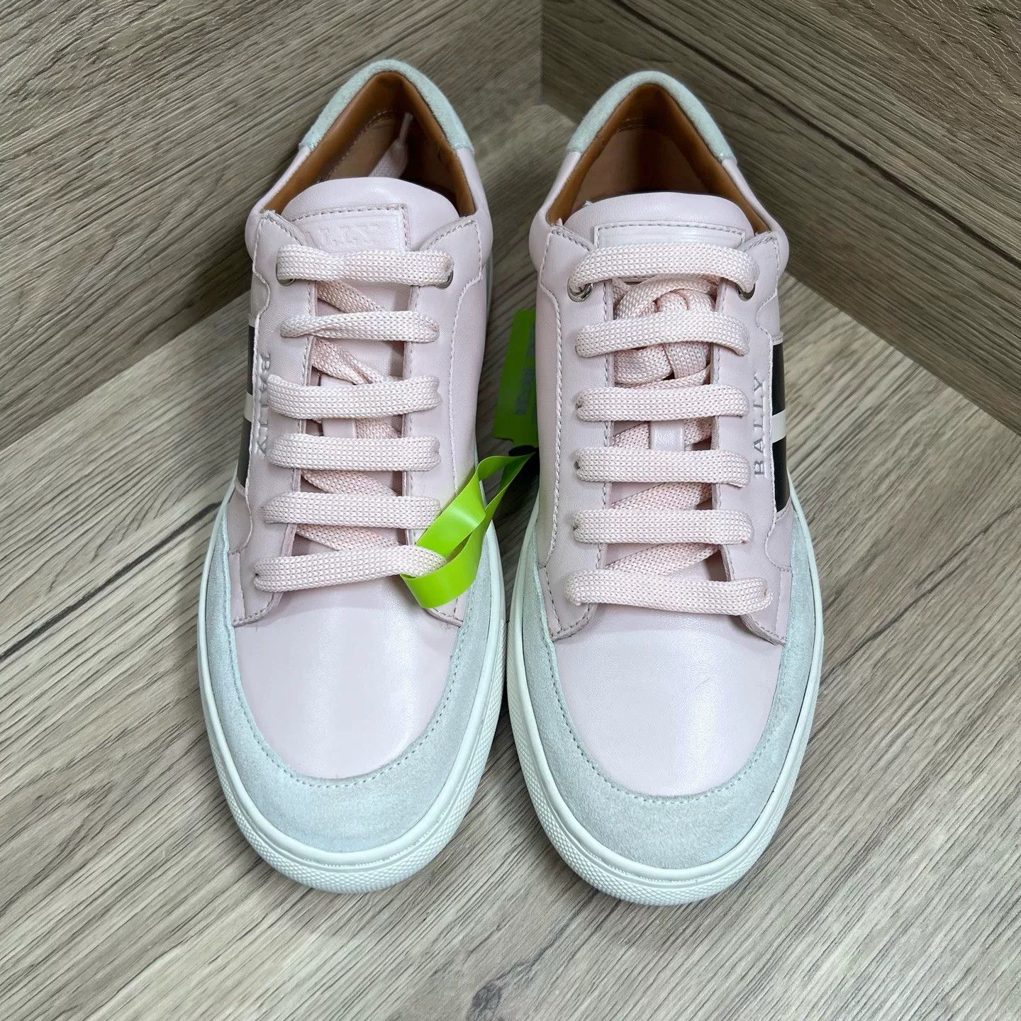 Bally Bally Pink Stripe Low-Top Sneakers EU 38.5 Size US 8.5 / IT 38.5 - 3 Thumbnail
