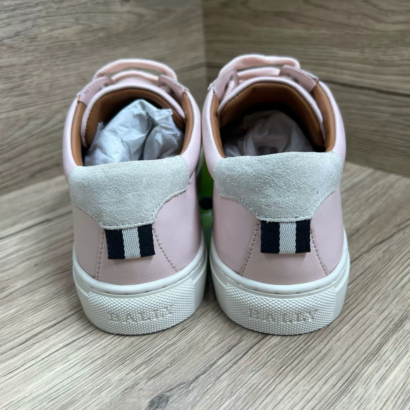 Bally Bally Pink Stripe Low-Top Sneakers EU 38.5 Size US 8.5 / IT 38.5 - 5 Thumbnail
