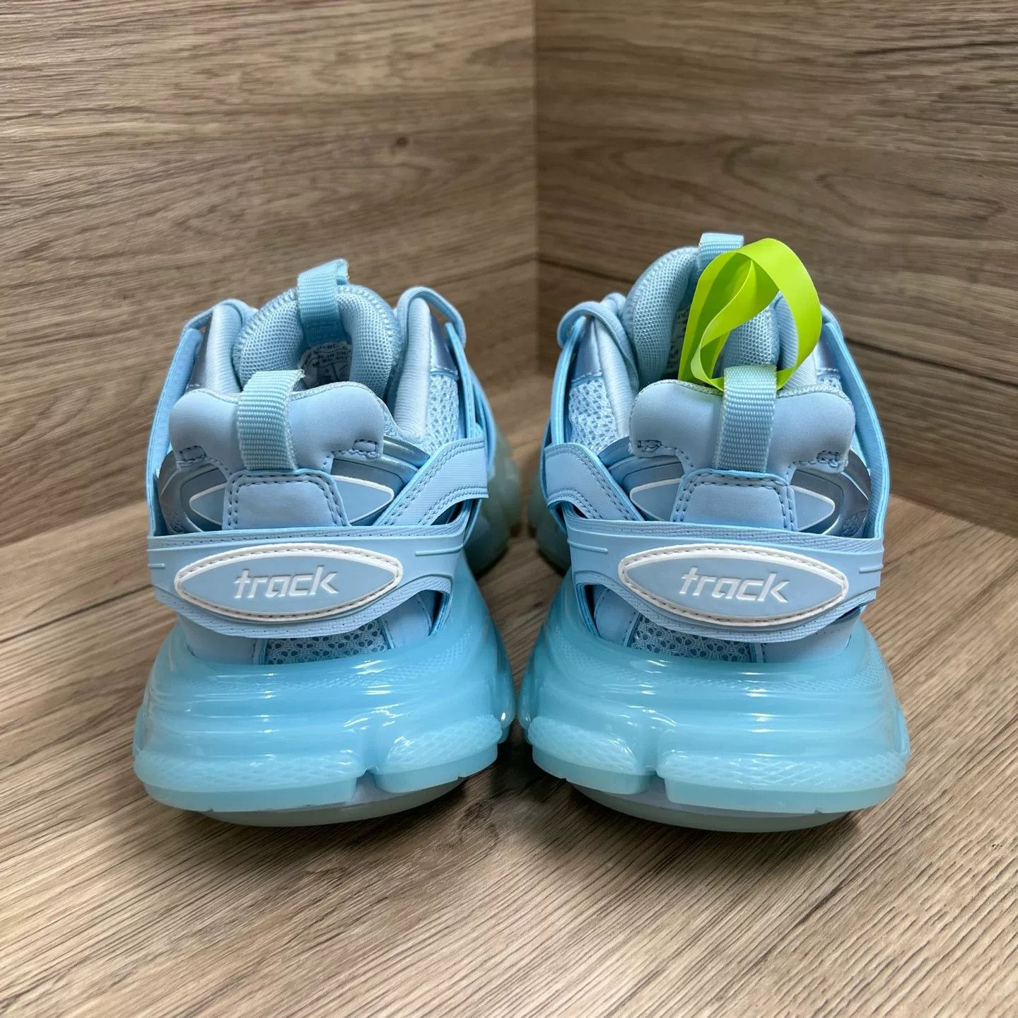 Balenciaga Balenciaga Light Blue Track Sneakers 38 Size US 8 / IT 38 - 6 Thumbnail