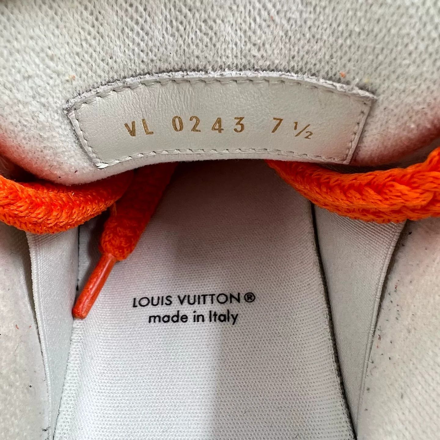 Louis Vuitton Louis Vuitton White Orange Trainer US 8.5 Size US 8.5 / EU 41-42 - 8 Thumbnail
