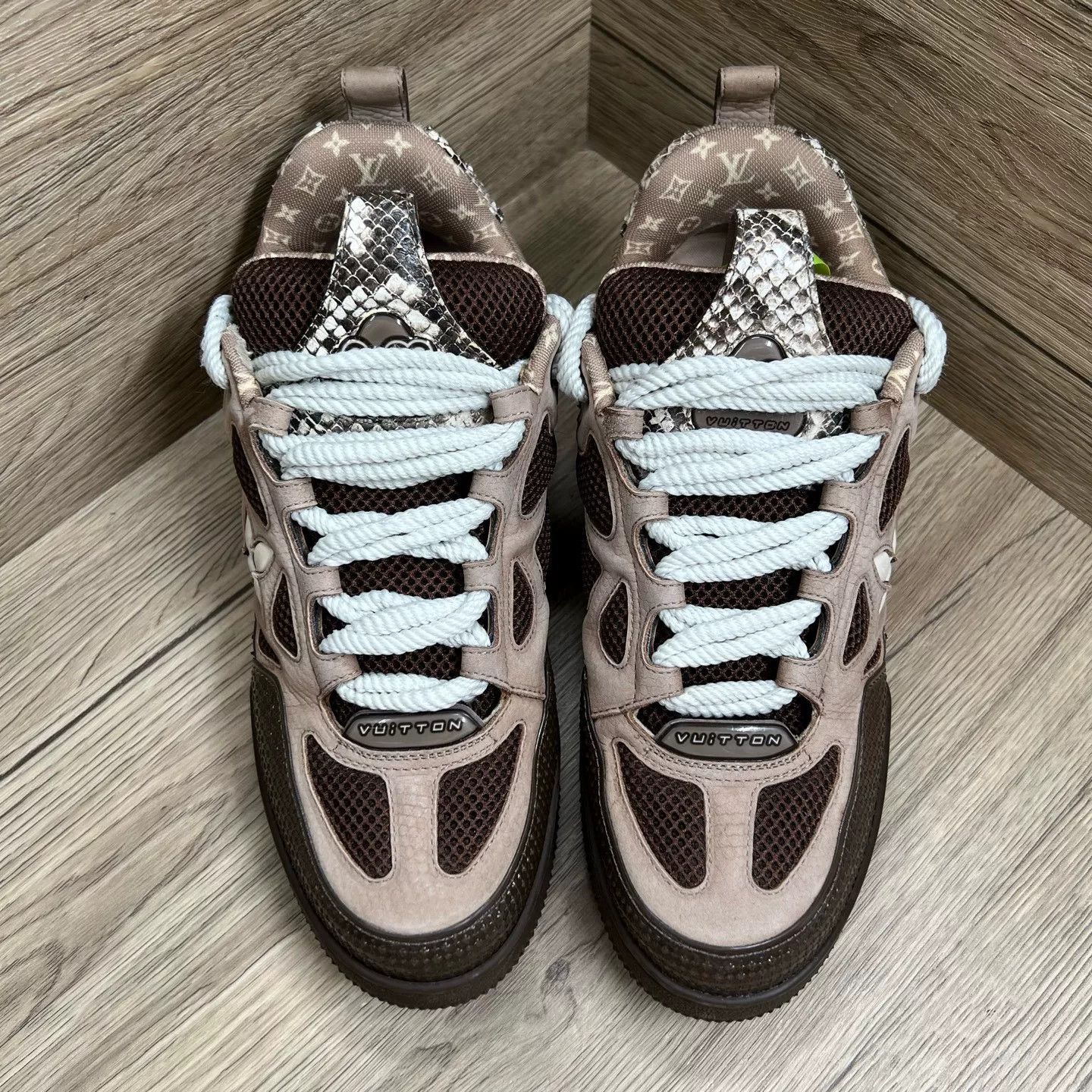 Louis Vuitton Louis Vuitton Skate Snake Effect Sneakers Size 7 Size US 8 / EU 41 - 4 Thumbnail