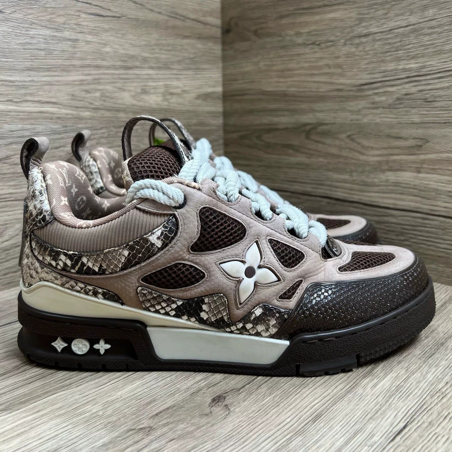 Louis Vuitton Louis Vuitton Skate Snake Effect Sneakers Size 7 Size US 8 / EU 41 - 5 Thumbnail