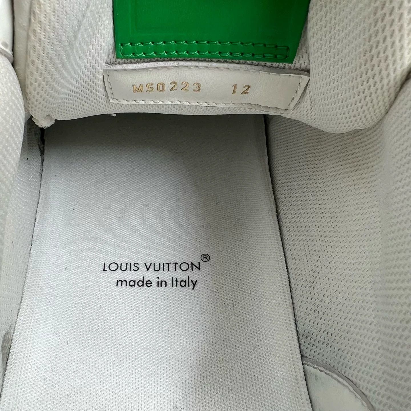 Louis Vuitton Louis Vuitton Monogram Trainer Sneakers White Green Size 13 Size US 13 / EU 46 - 8 Thumbnail