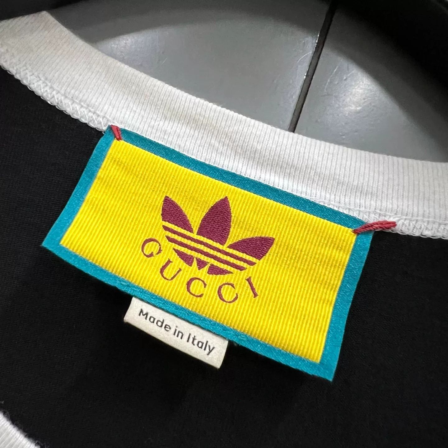 Gucci Gucci x Adidas Logo Print T-Shirt US M Size US M / EU 48-50 / 2 - 4 Thumbnail