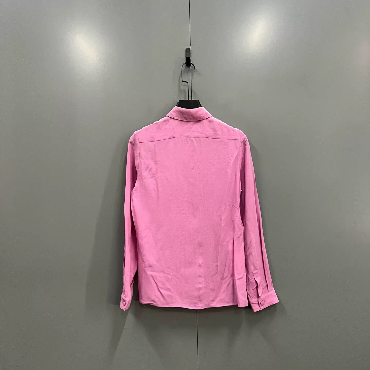 Gucci Gucci Pleated Front Pink Long Sleeve Shirt IT 42 Size M / US 6-8 / IT 42-44 - 3 Thumbnail