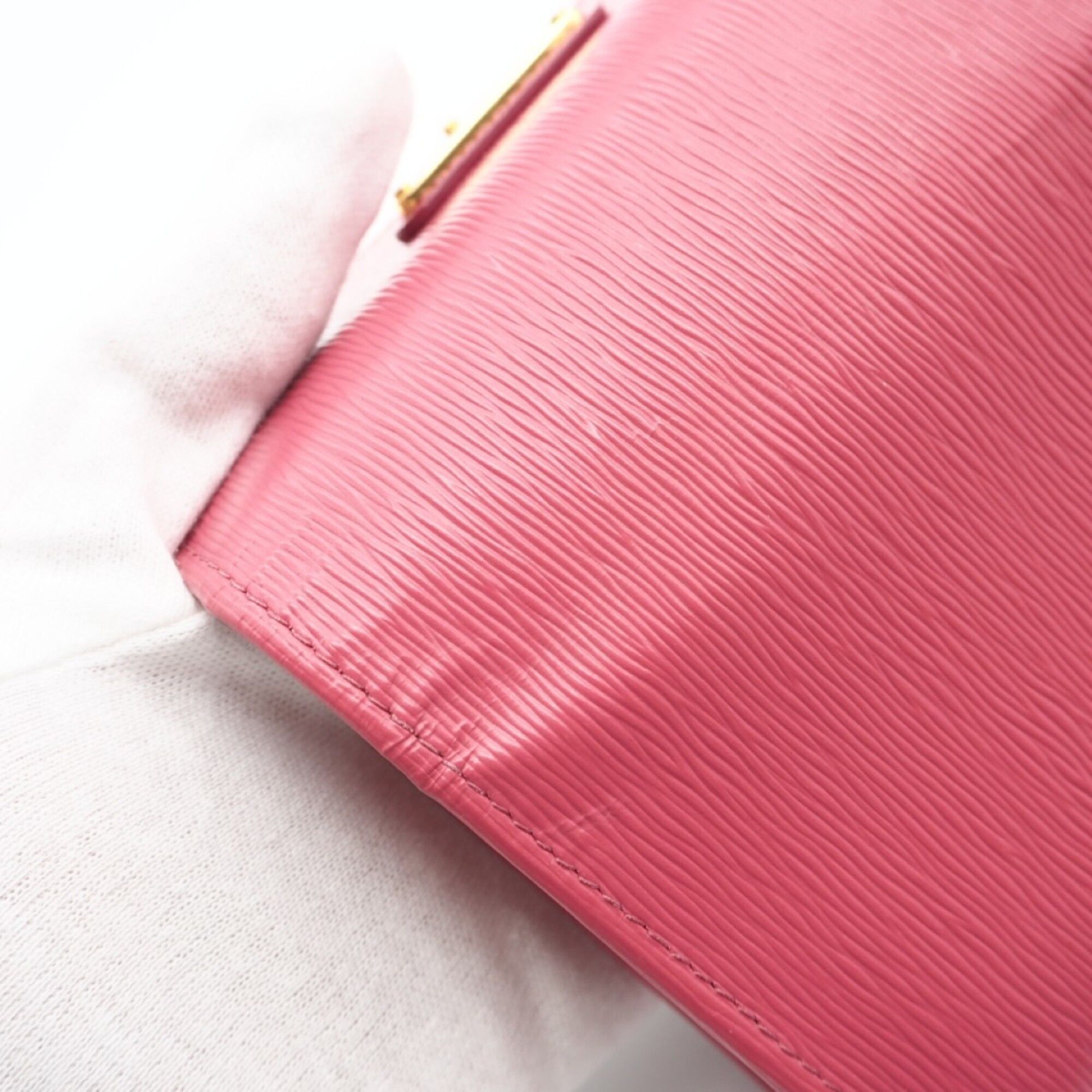 Prada PRADA Vitello Move Compact Wallet 1MH025 Tri-fold Pink Leather Women's Size ONE SIZE - 15 Thumbnail