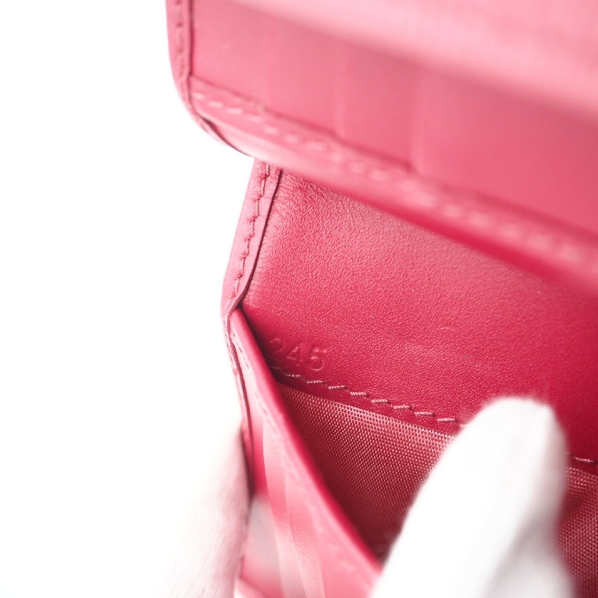 Prada PRADA Vitello Move Compact Wallet 1MH025 Tri-fold Pink Leather Women's Size ONE SIZE - 17 Thumbnail