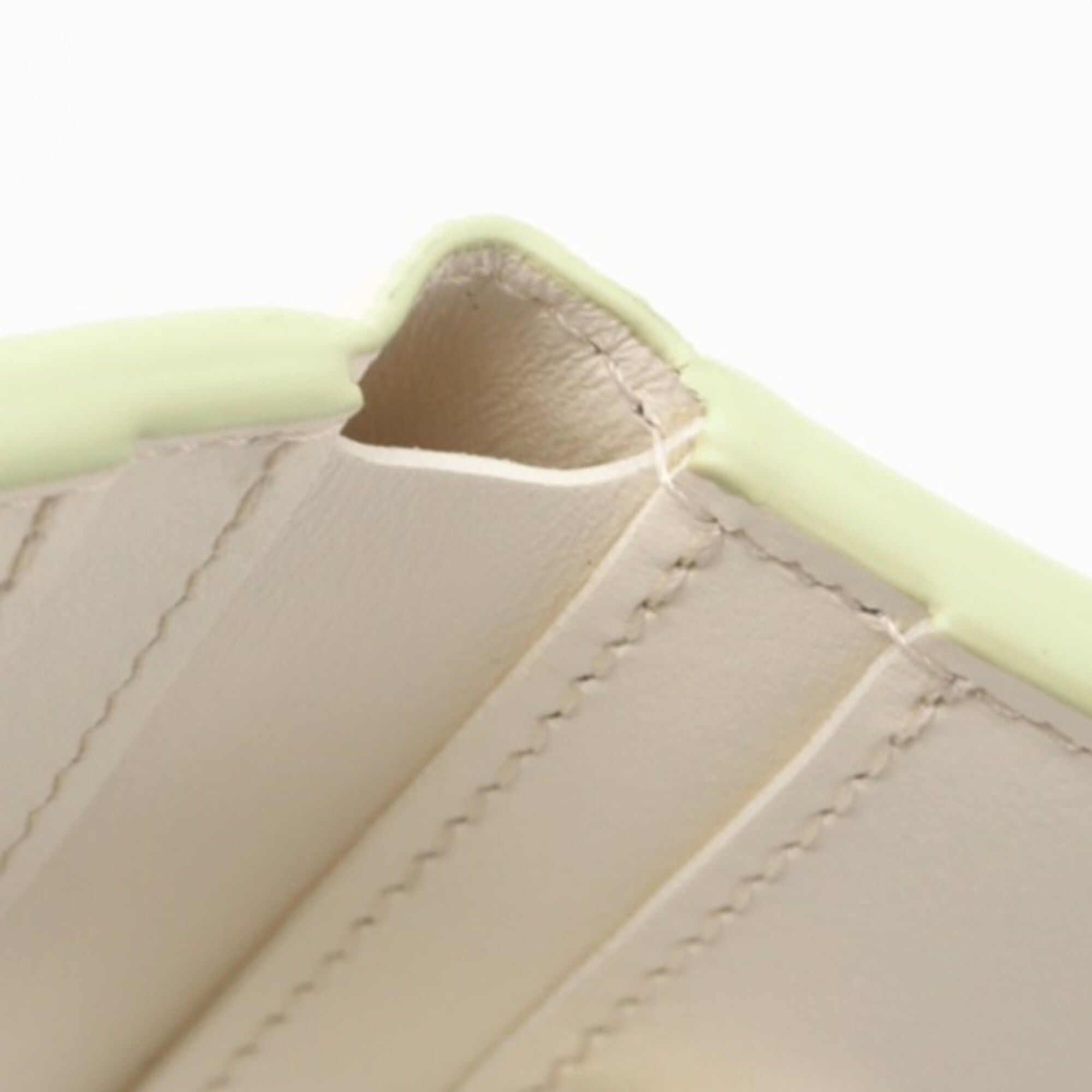 Louis Vuitton Louis Vuitton Taurillon Portefeuille Capucines XS Nato Green M82475 Tri-fold Wallet White Leather Women's Size ONE SIZE - 9 Thumbnail