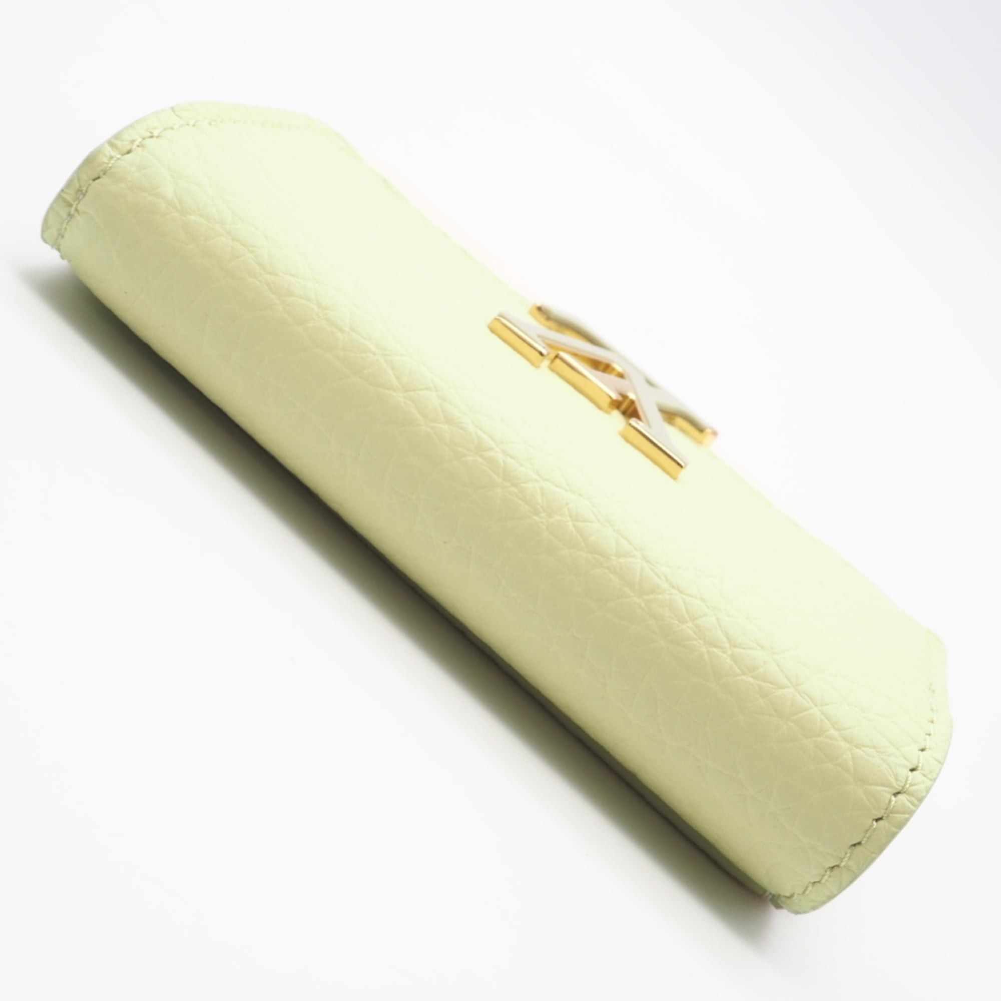 Louis Vuitton Louis Vuitton Taurillon Portefeuille Capucines XS Nato Green M82475 Tri-fold Wallet White Leather Women's Size ONE SIZE - 5 Thumbnail