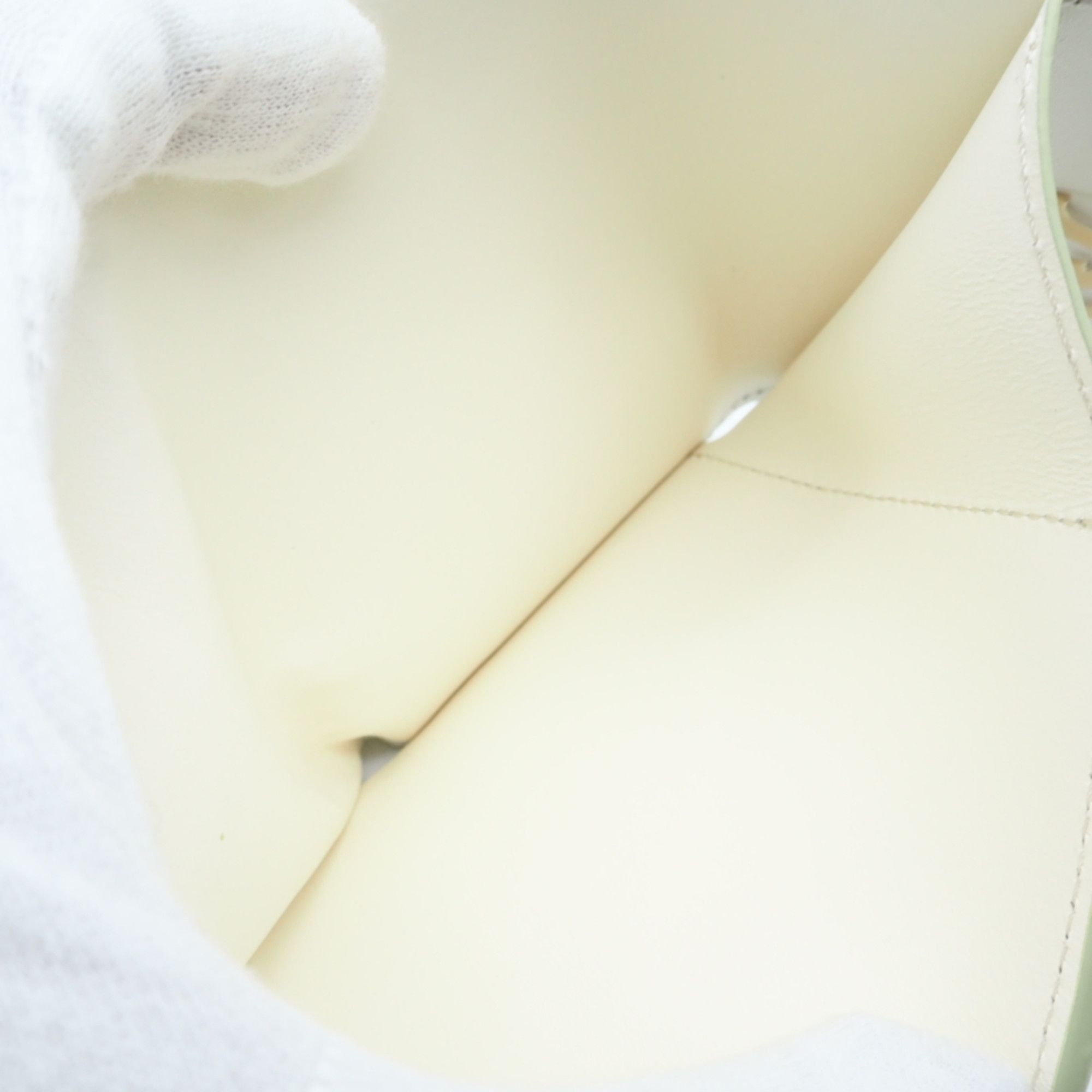 Louis Vuitton Louis Vuitton Taurillon Portefeuille Capucines XS Nato Green M82475 Tri-fold Wallet White Leather Women's Size ONE SIZE - 12 Thumbnail