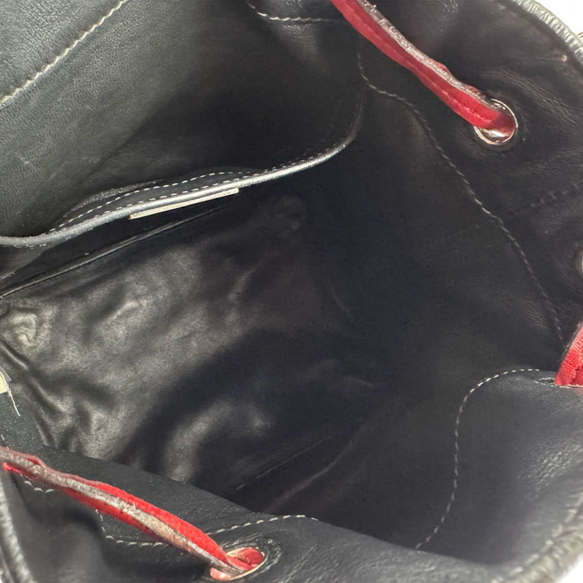 Prada Prada Shoulder Bag Leather Red Women's z9575 Size ONE SIZE - 5 Thumbnail