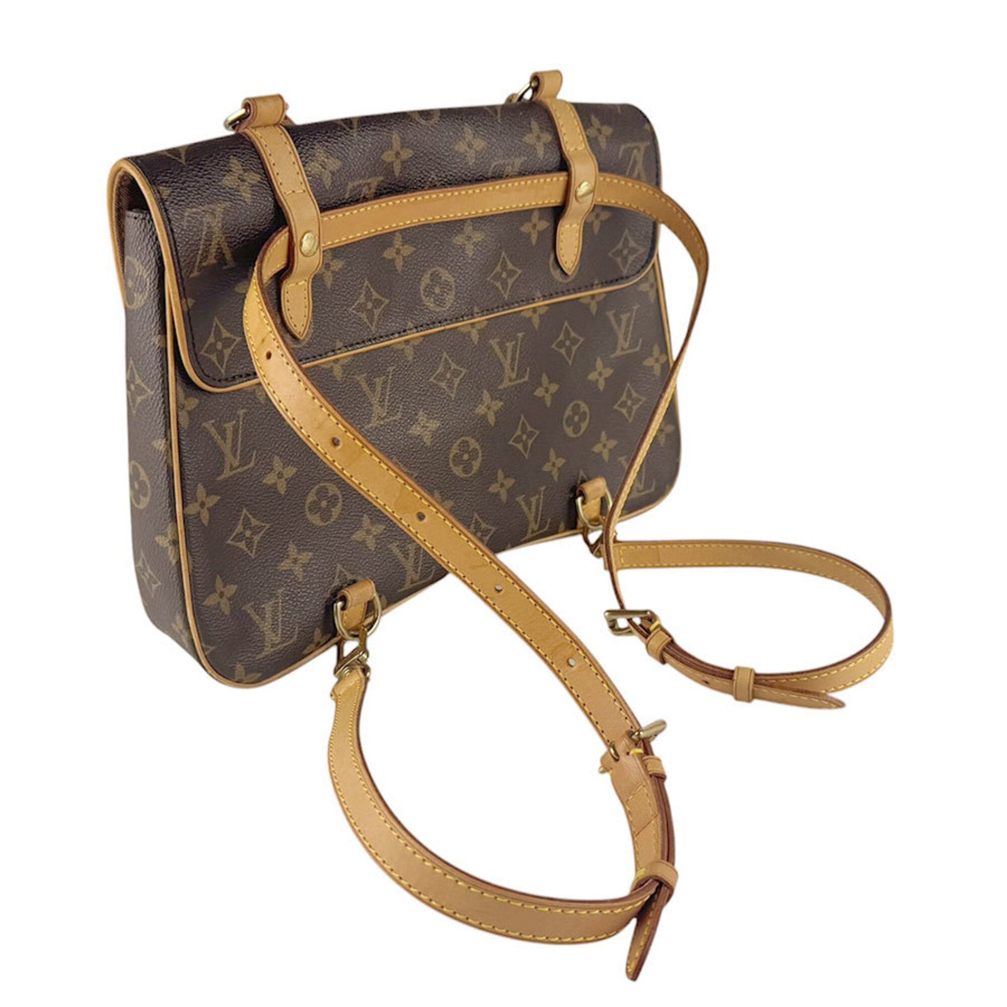 Louis Vuitton Louis Vuitton Backpack Shoulder Bag Monogram Marelle Sac Ad Canvas Brown Women's M51158 z9581 Size ONE SIZE - 11 Thumbnail
